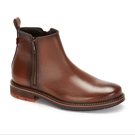 J. Ferrar Mens Stanwell Flat Heel Chelsea Boots - JCPenney display picture 1