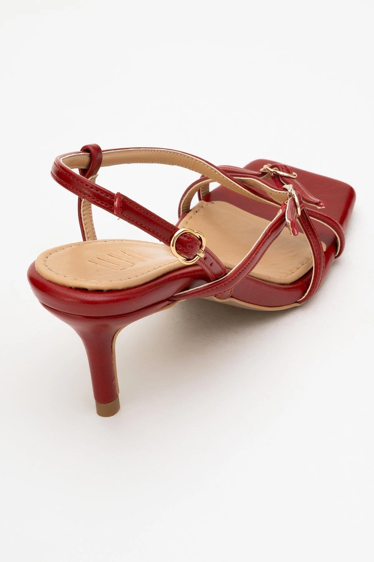 Prologue Shoes Womens Chaka Square Toe Stiletto Sandal
