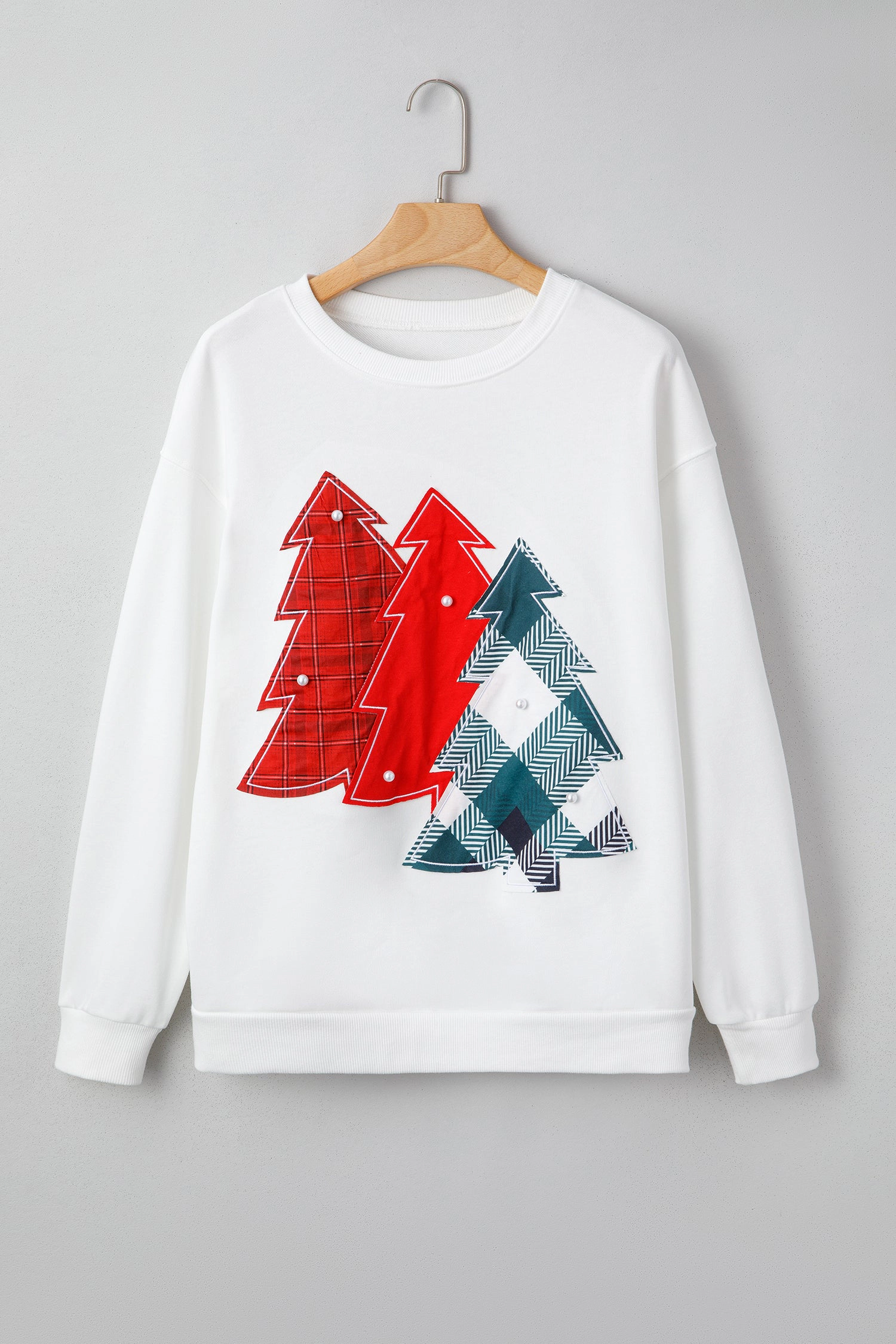 Threaded Pear Women's Kaitlyn Patched Drop Shoulder Sweatshirt