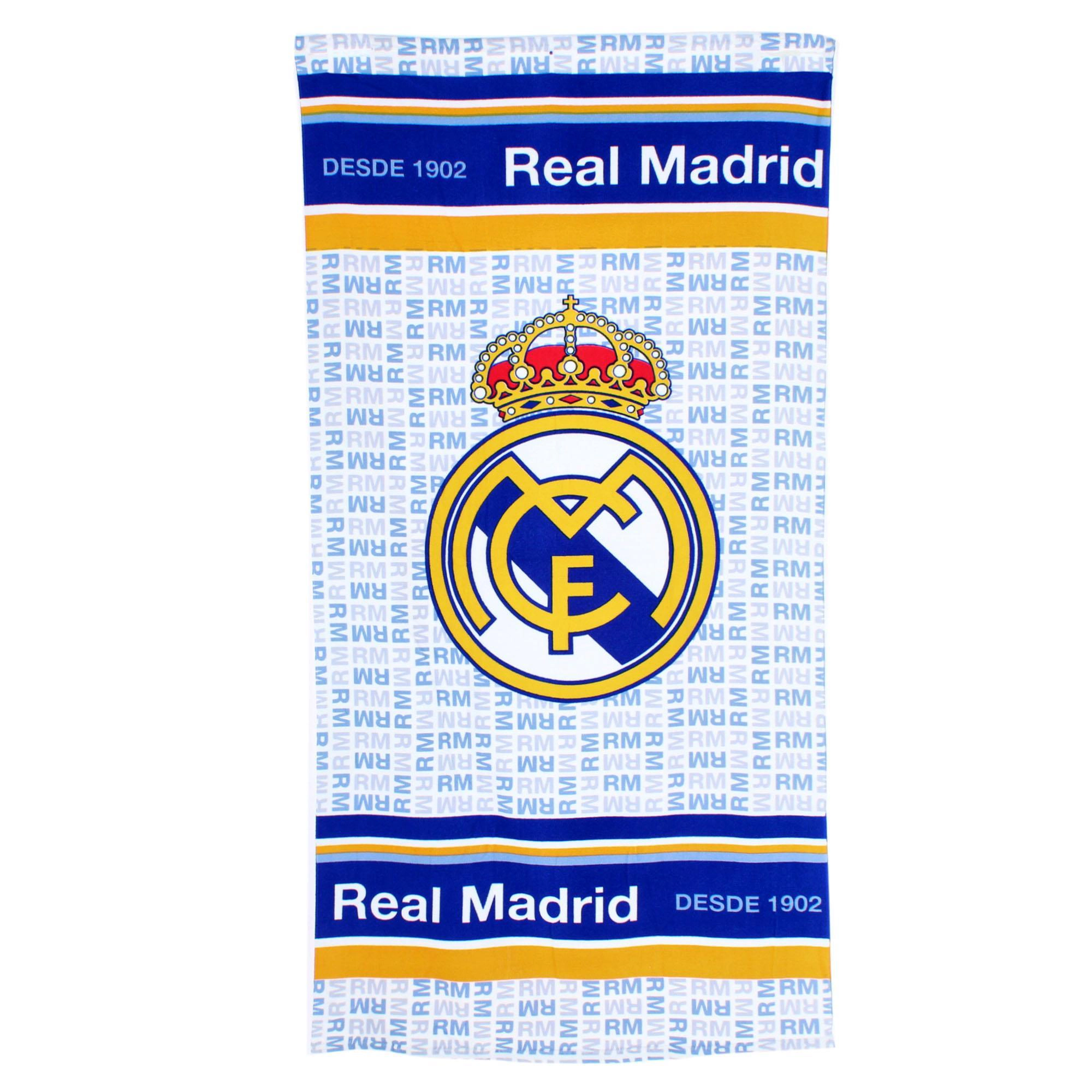 Textiel Trade Kids' Real Madrid Soccer Club Beach Towel