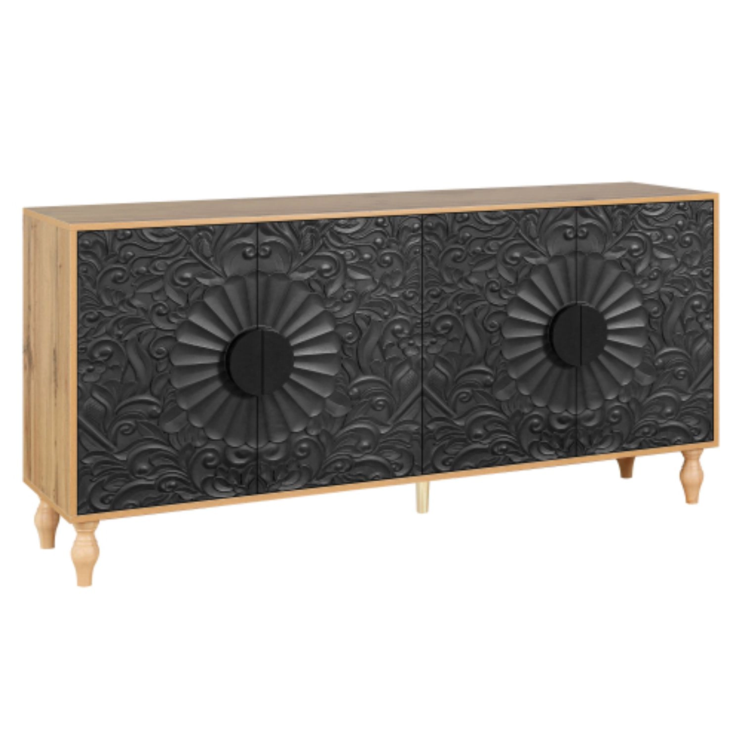 GOODSILO Large Capacity Freestanding Storage Cabinet