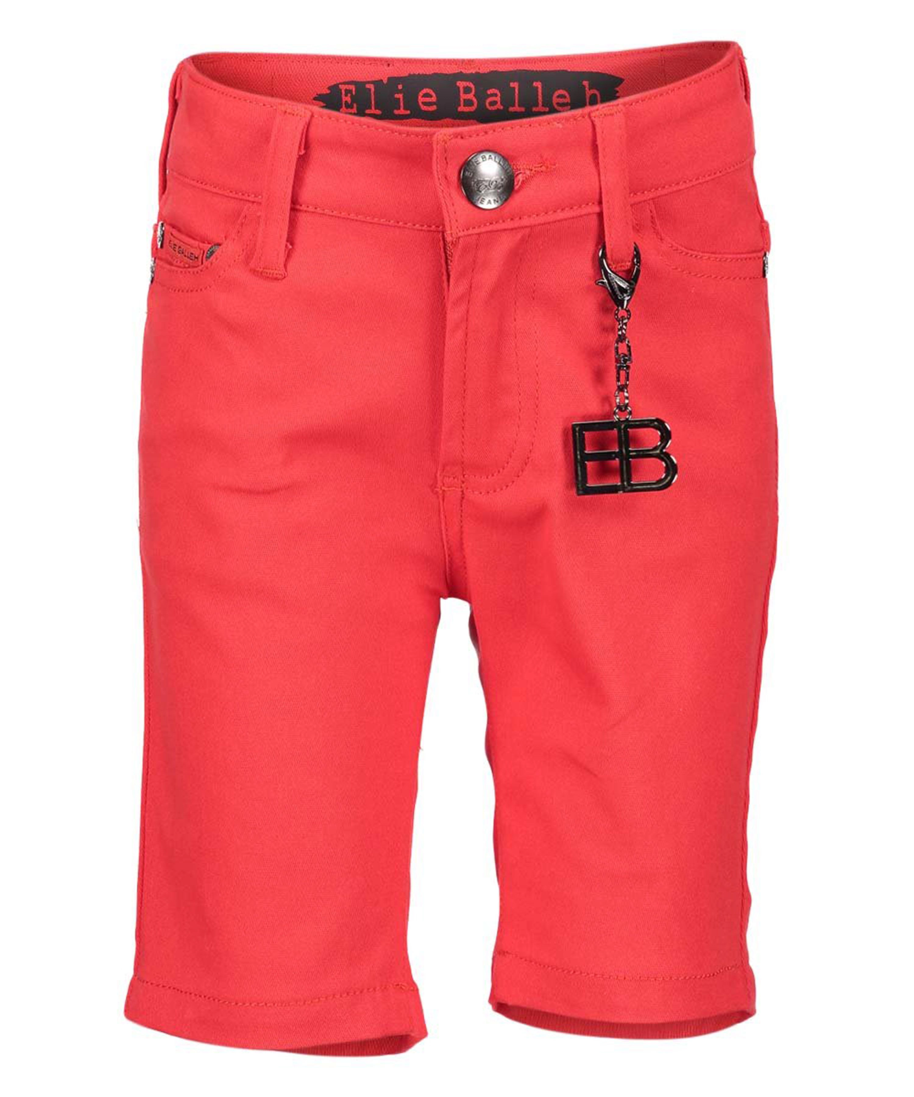 Elie Balleh Boys Slim Fit Cotton Twill Short Pants