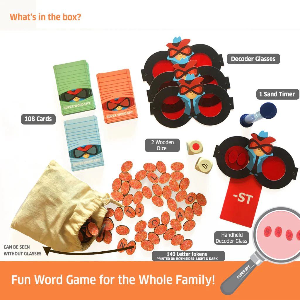 Chalk & Chuckles Super Word Spy - 2-4 Players