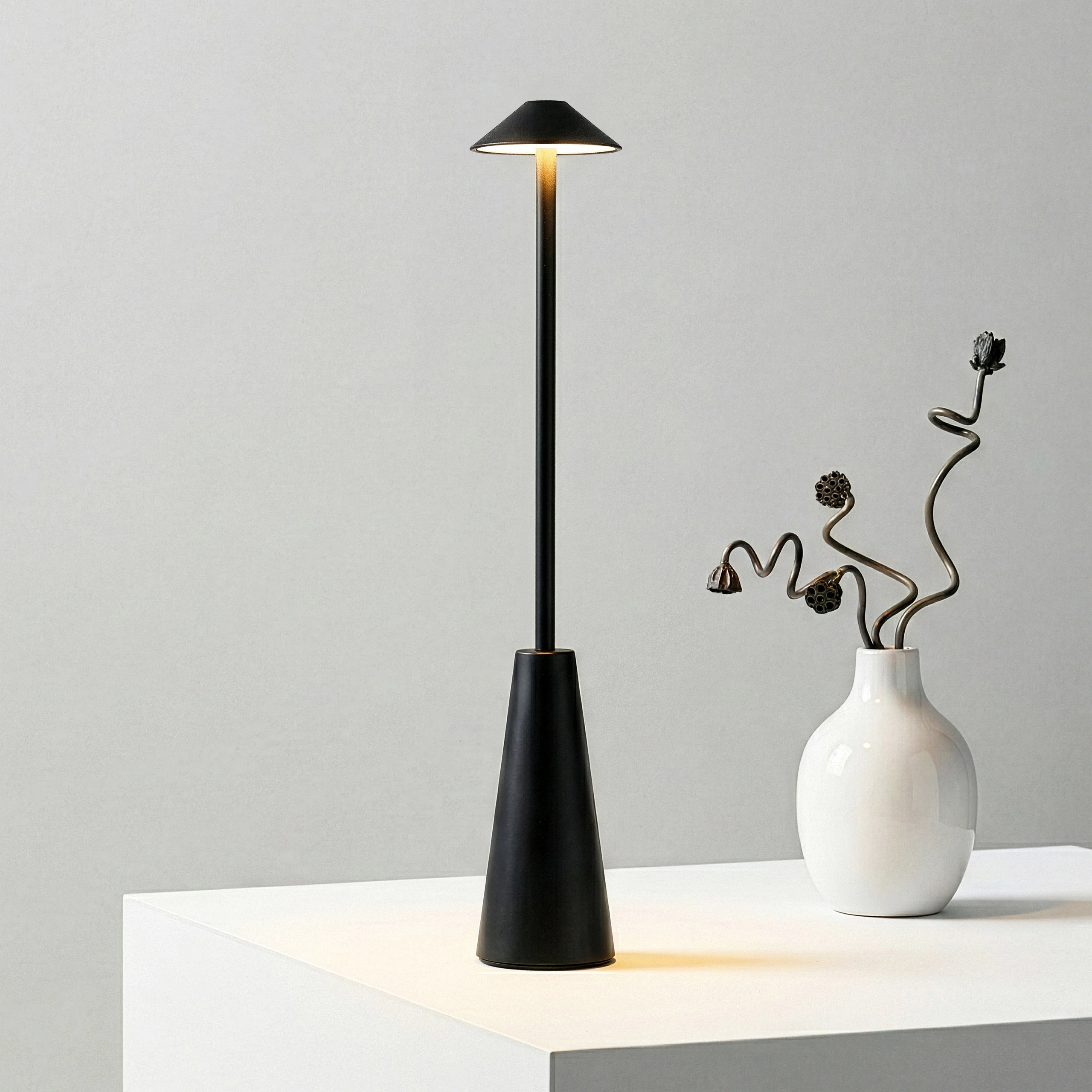 Brightech Enoki Portable Rechargeable Table Lamp