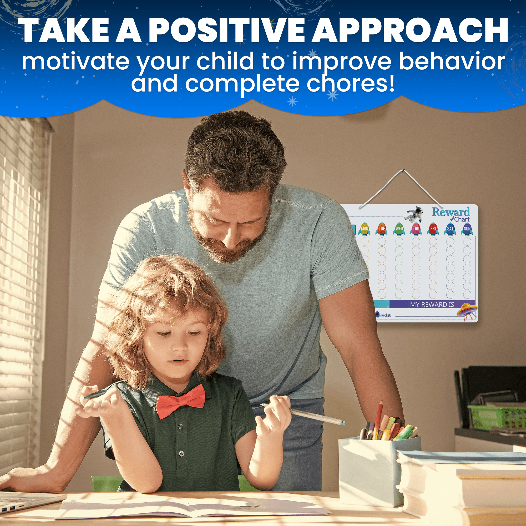 QUOKKA Magnetic Chore Chart for Kids, Behavior & Responsibility Reward Board Toddlers Teens
