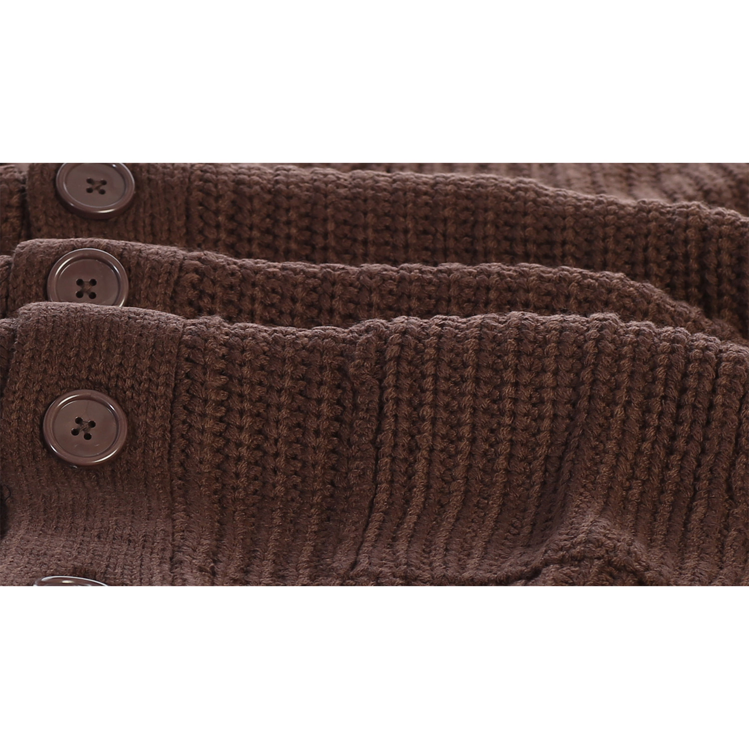 Gioberti Men's Heavy Weight Shawl Collar Knitted Regular Fit Cardigan With Faux Suede Elbow Patch