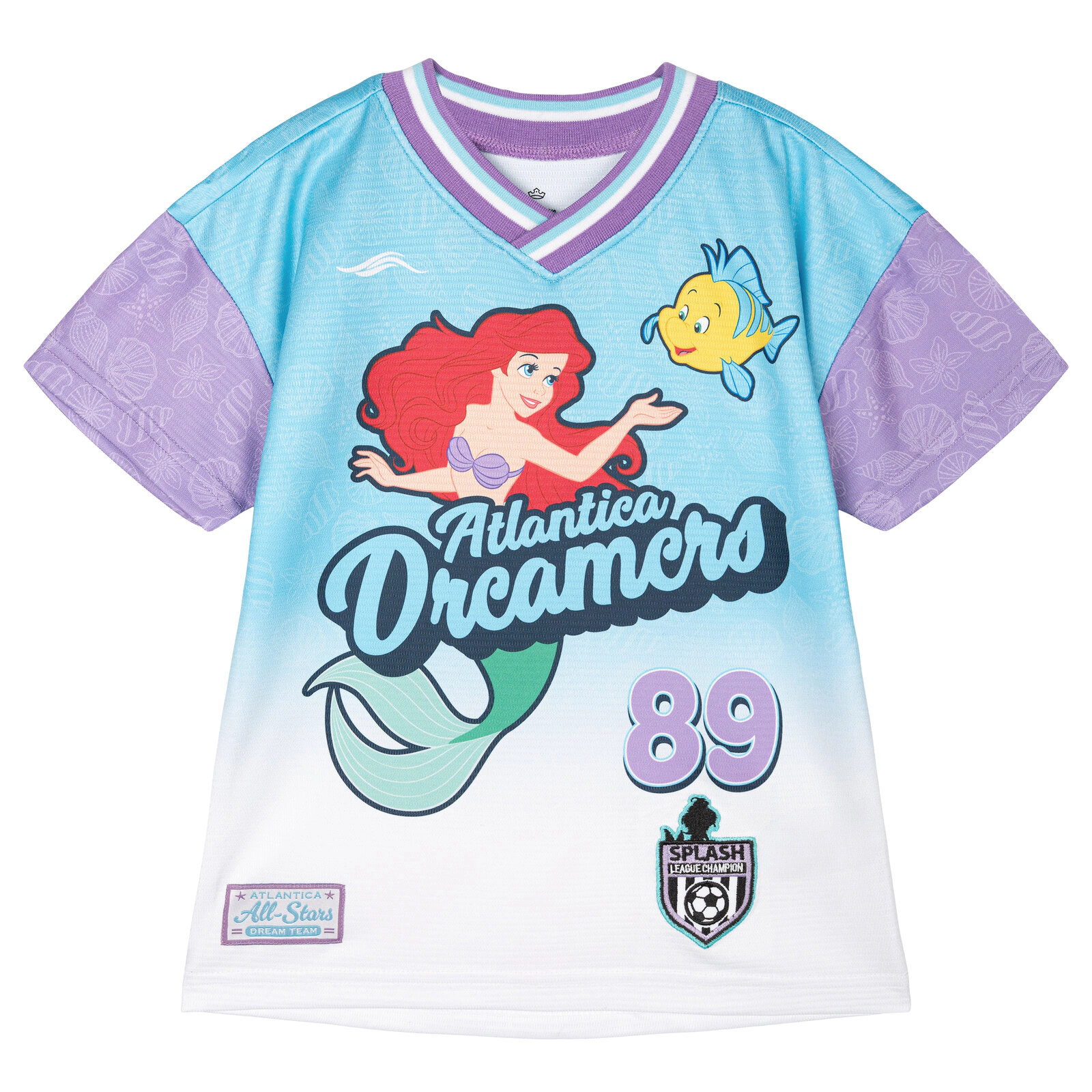 Disney Girls' Athletic Short Sleeve T-Shirt
