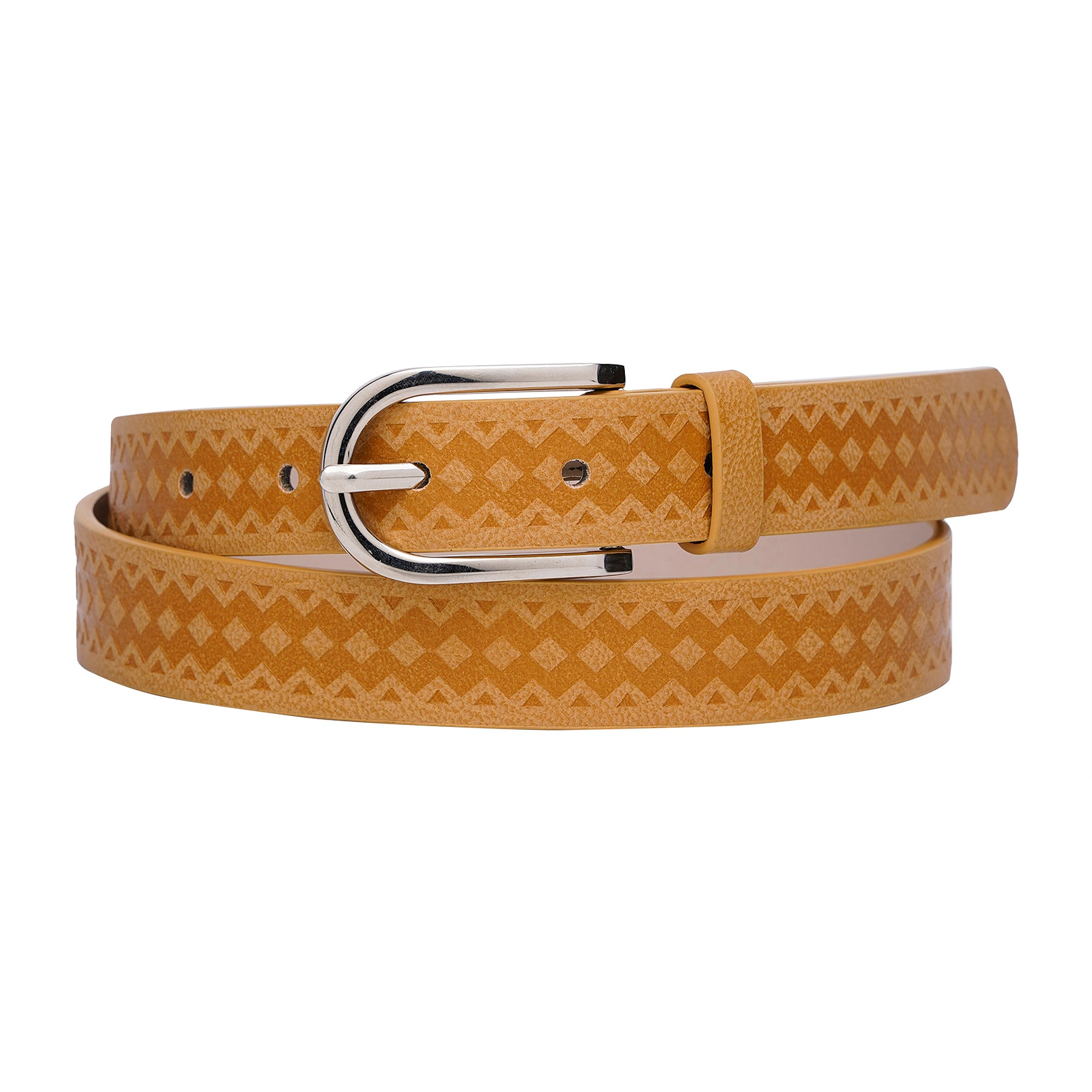 AGP PARIS Yellow Slim Women's Belt