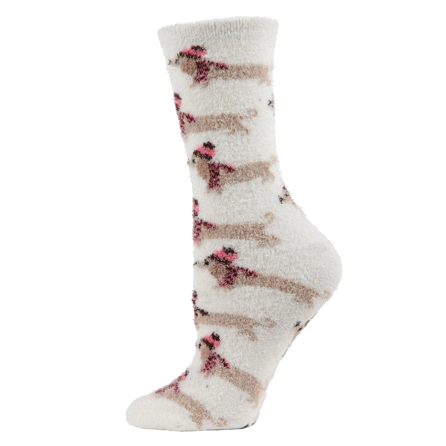 MeMoi Women's Hot Dogs Cozy Crew Socks