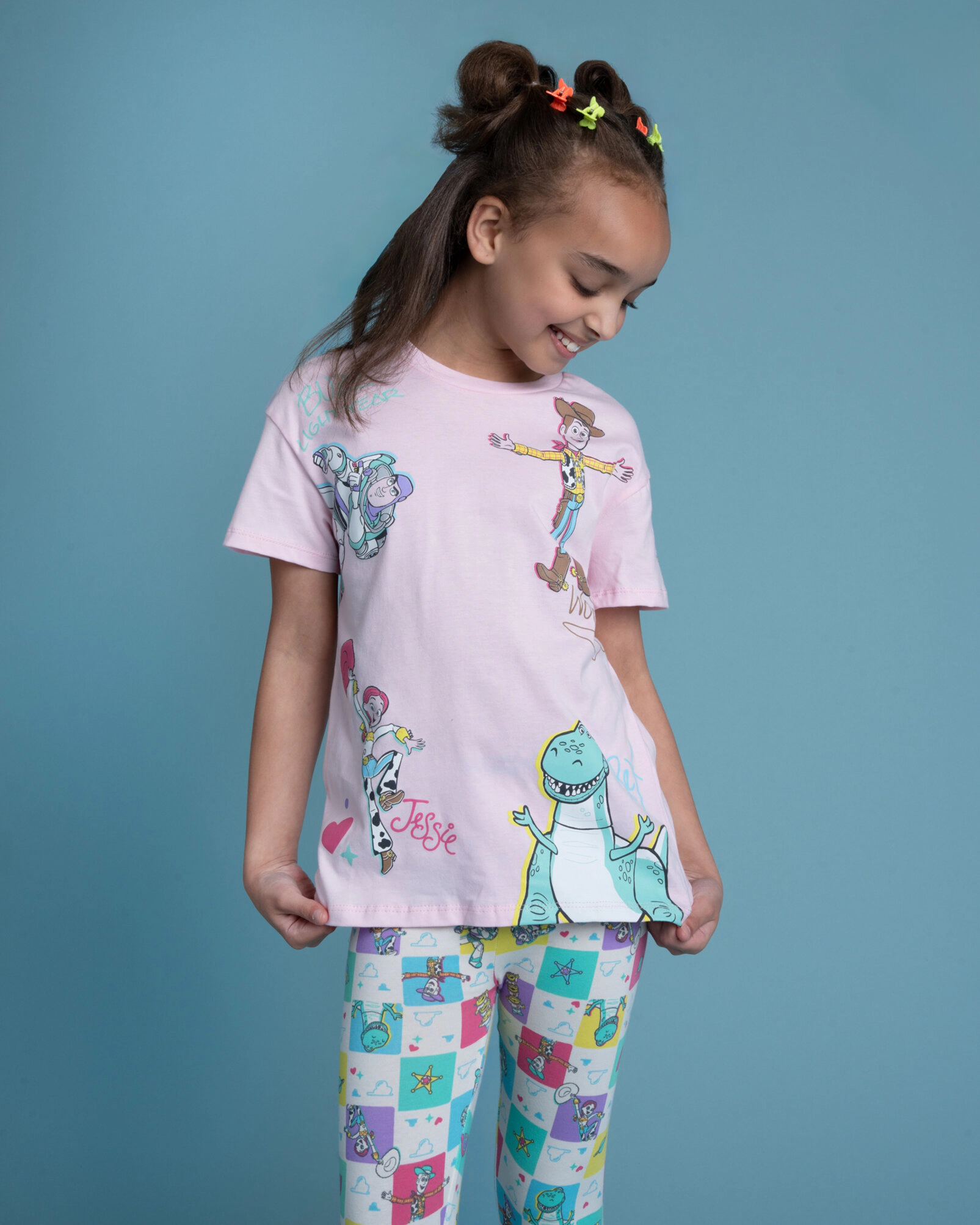 Disney Girls' 2-Piece T-Shirt and Pants Set