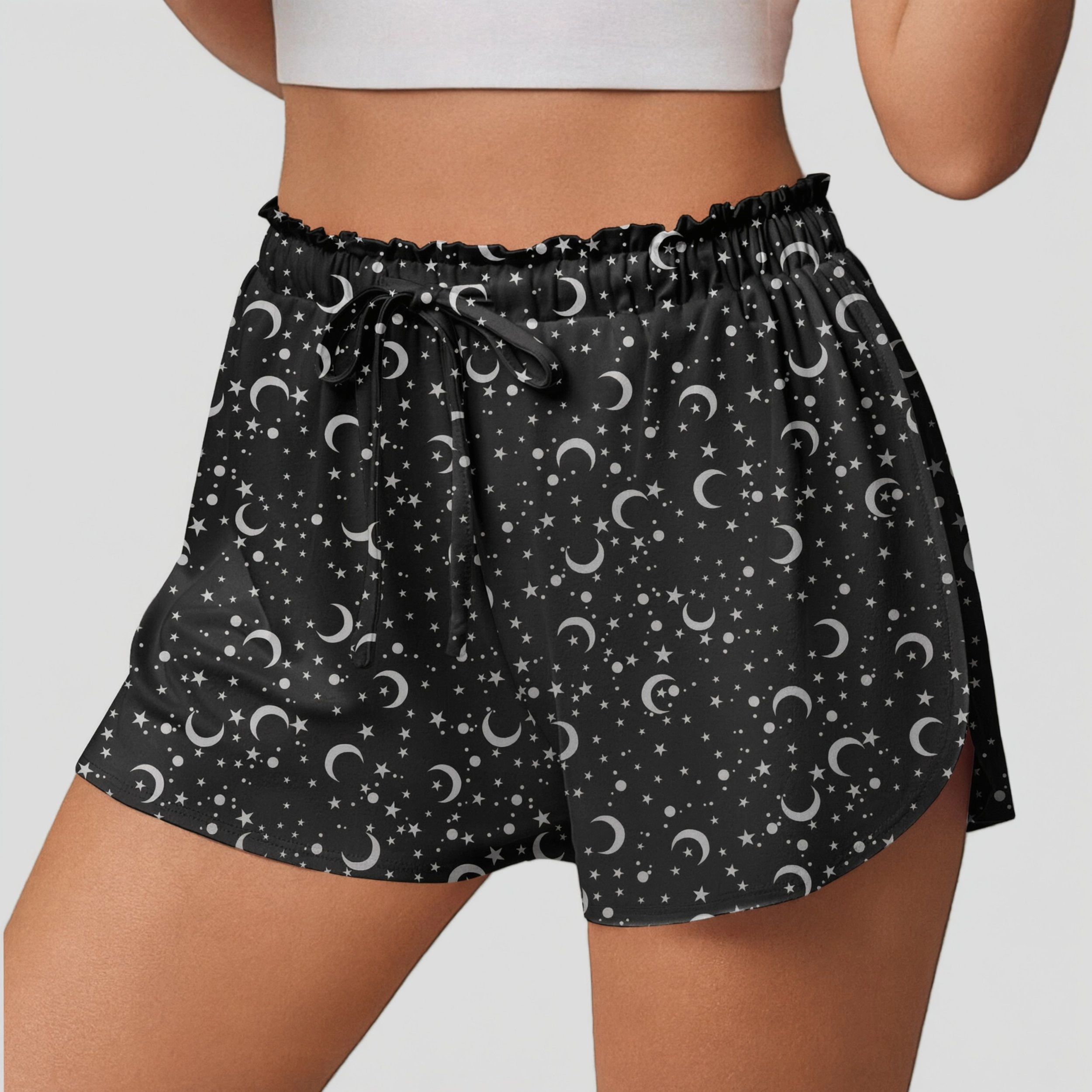 Ekouaer Womens Pajama Shorts Soft Sleep Casual Pj Short Comfy Summer Drawstring