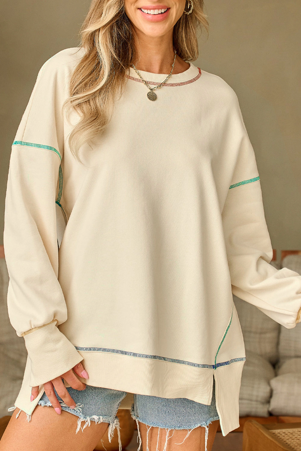 Threaded Pear Women's Lexi Baggy Sweatshirt