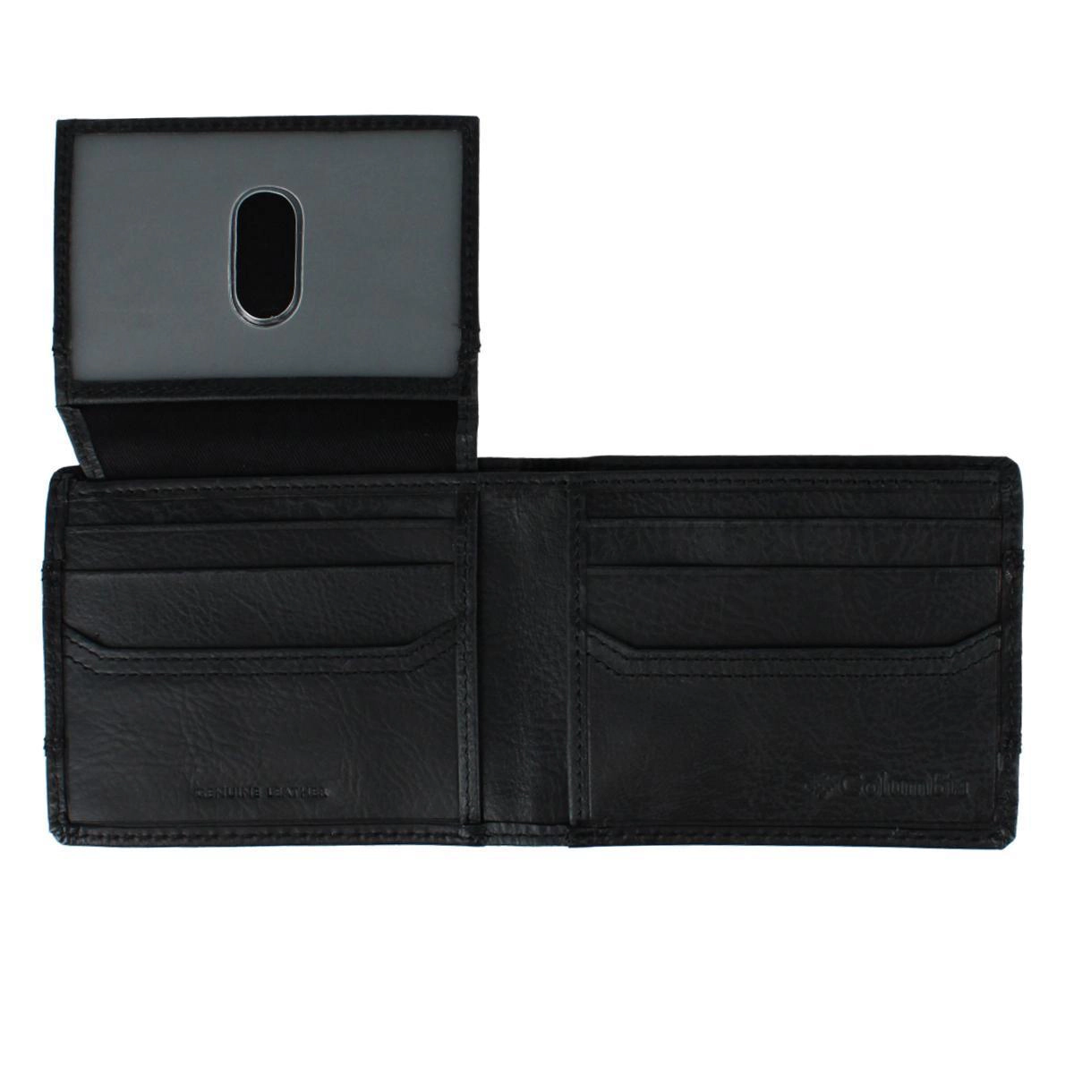 Columbia Men's Leather RFID Two Tone Bifold Wallet