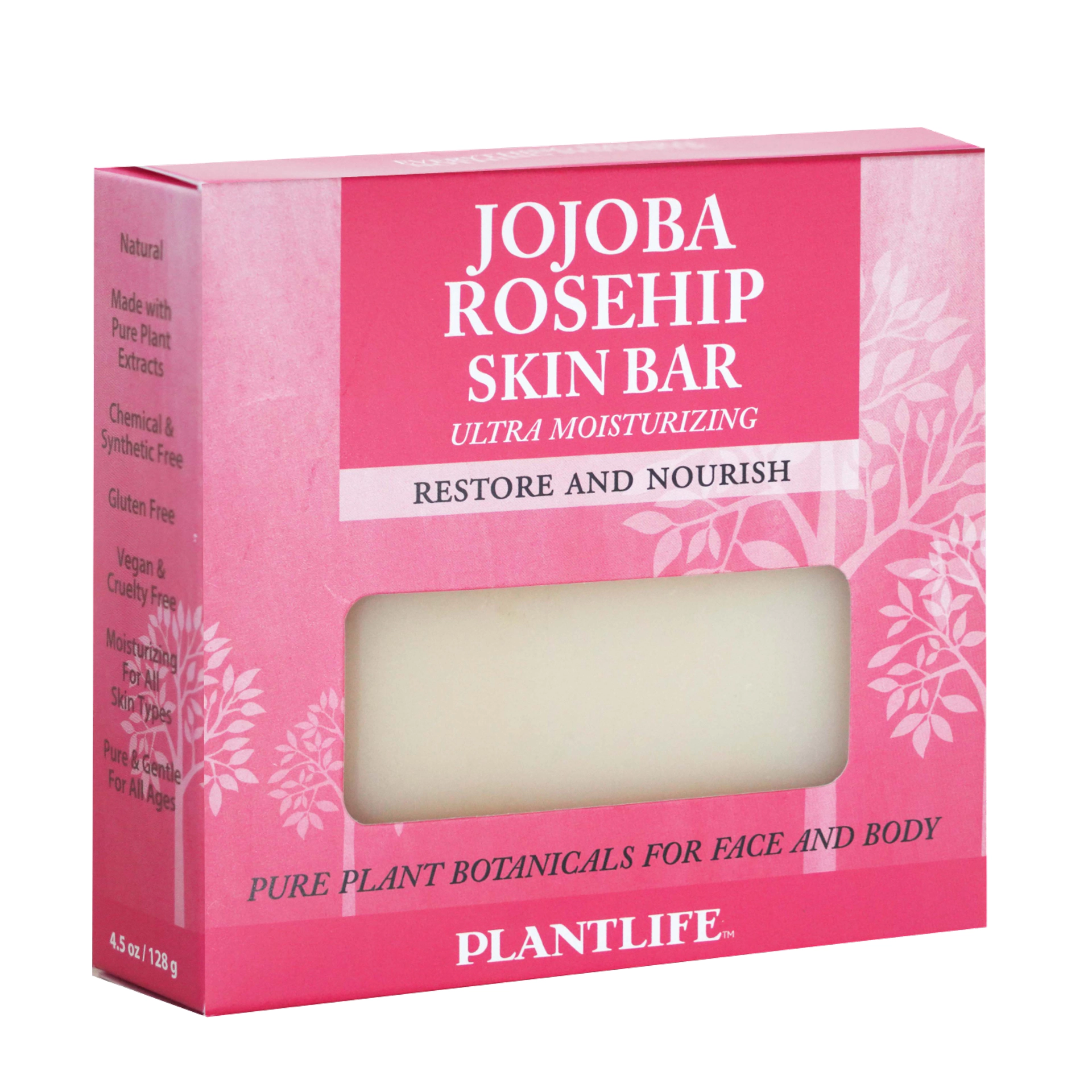 Plantlife Jojoba Rosehip Aromatherapy Skin Bar