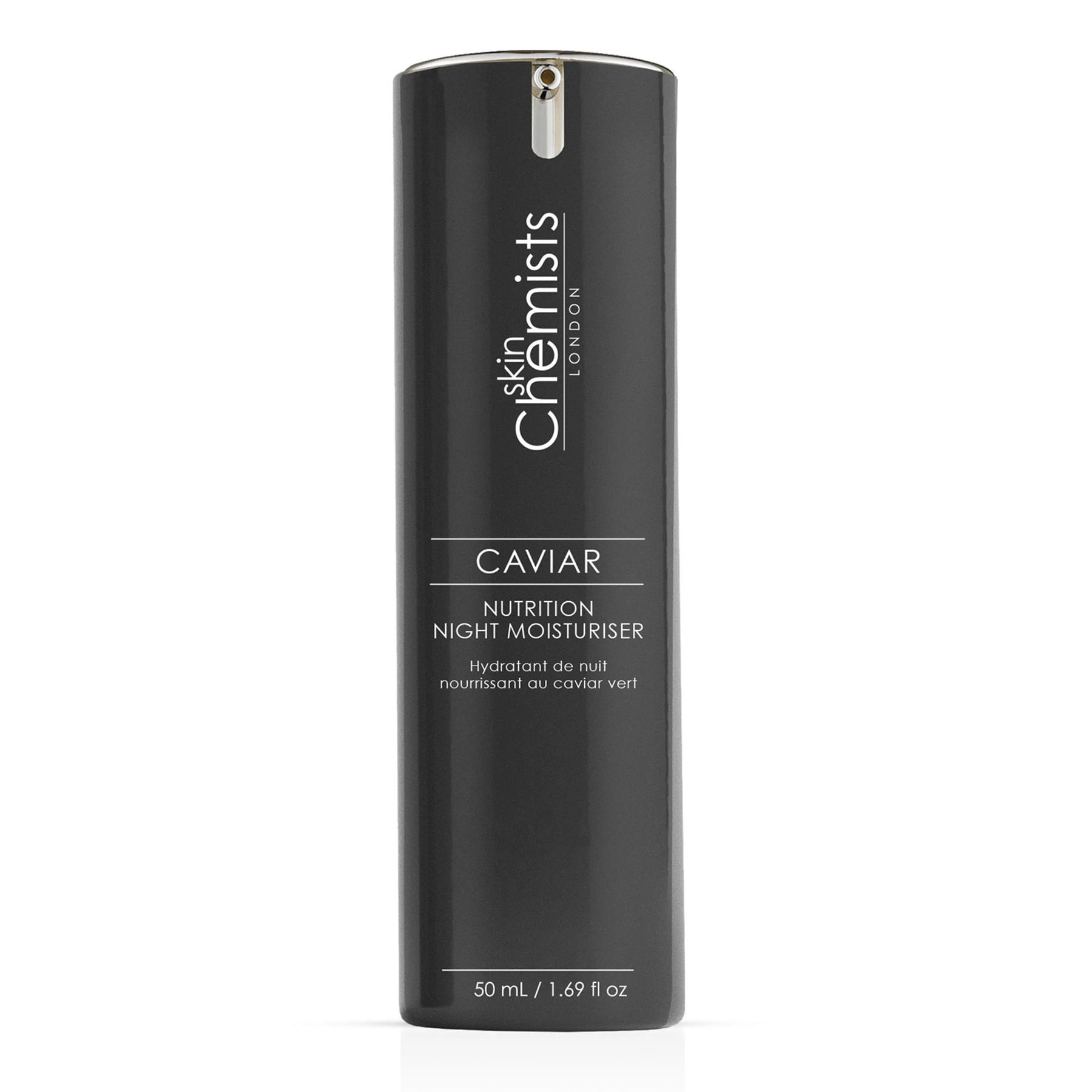 skinChemists Caviar Nutrition Night Moisturiser 50ml - Anti-Aging Hydrating Night Cream