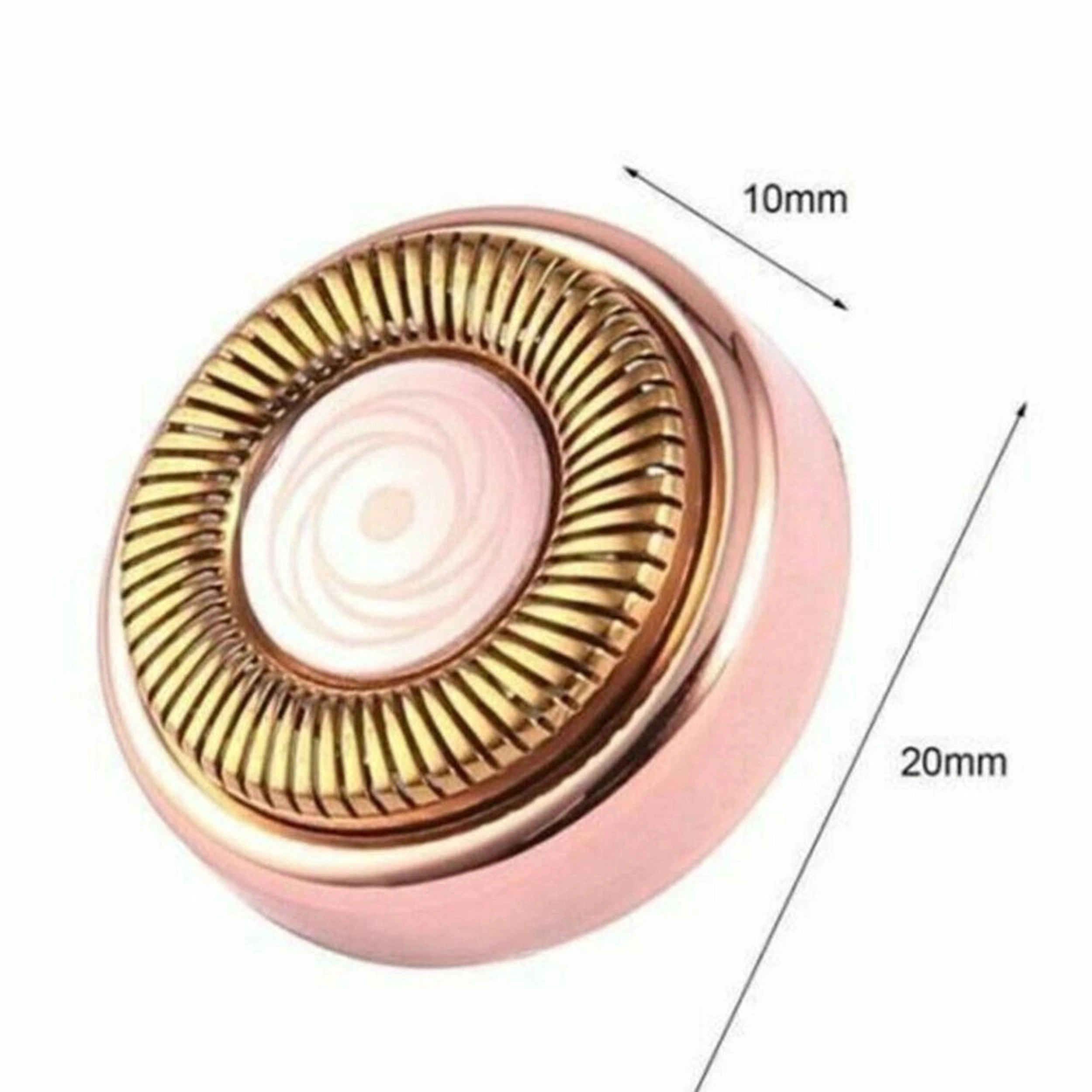 Home Collection Facial Hair Remover Replacement Heads with Cleaning Brush 4 Pack