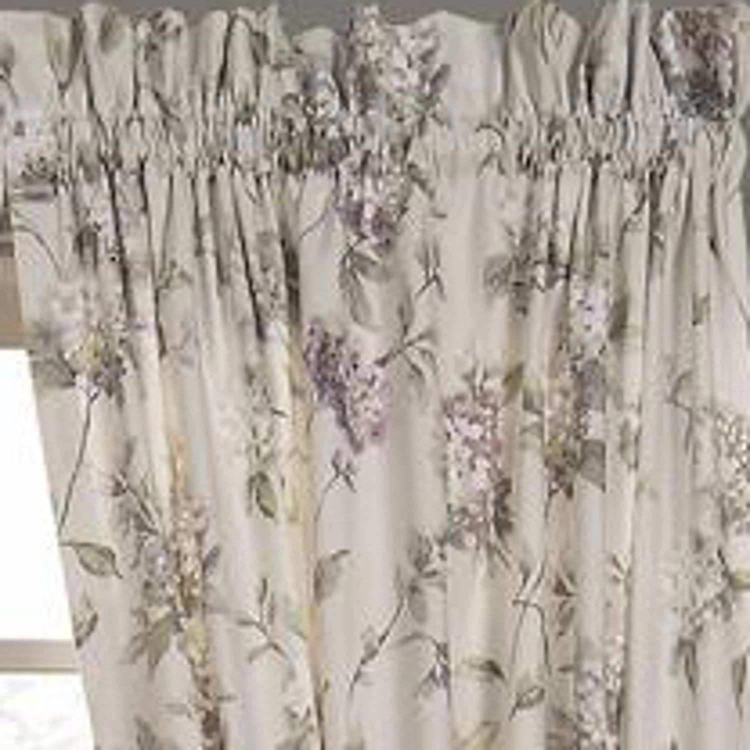 Ellis Curtain Abigail High Quality Window Rod Pocket Panel Pairs With 2 Tie Backs - 2-Piece - 90x84