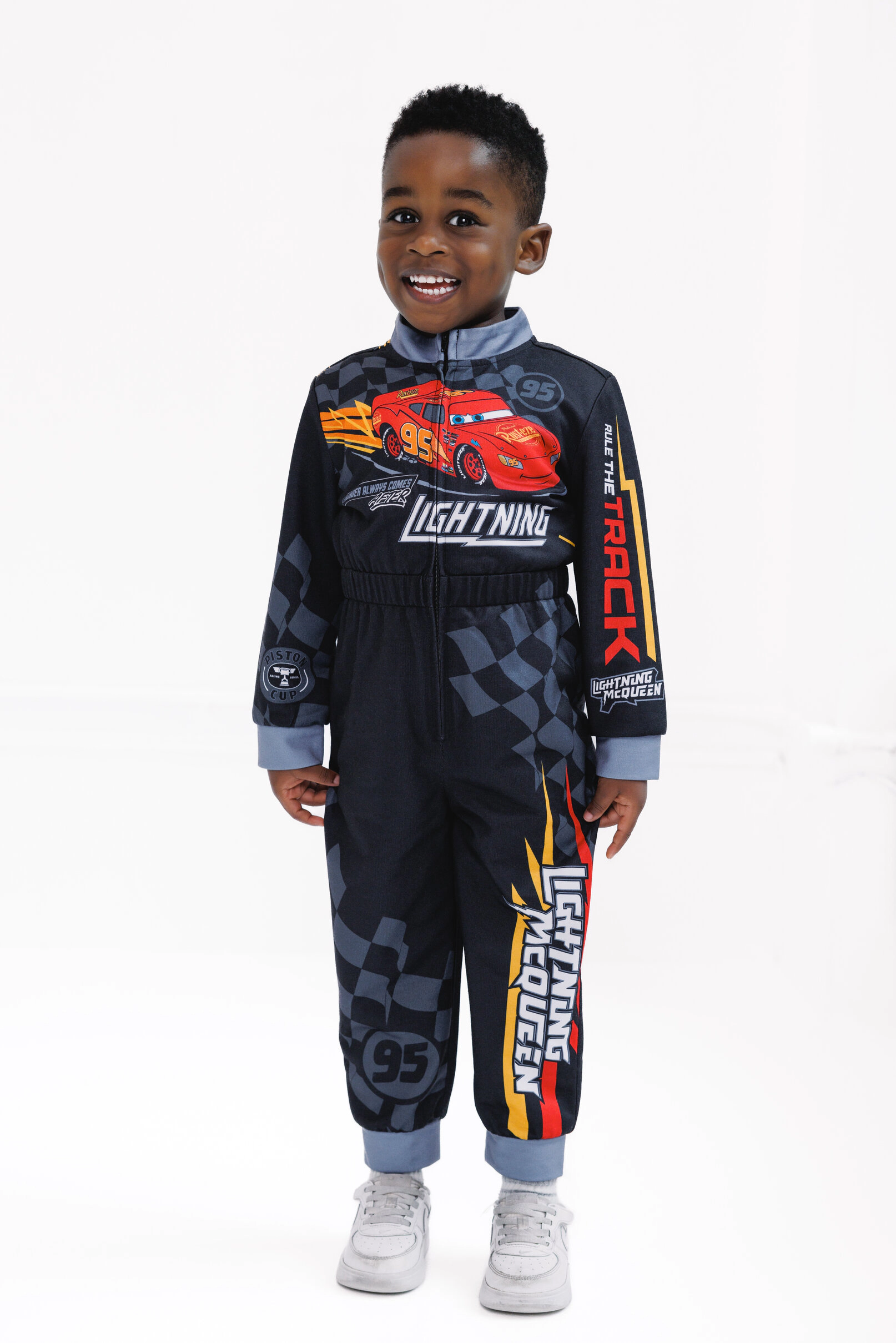 Disney Cars Lightning McQueen Boys' Cosplay One Piece Coverall