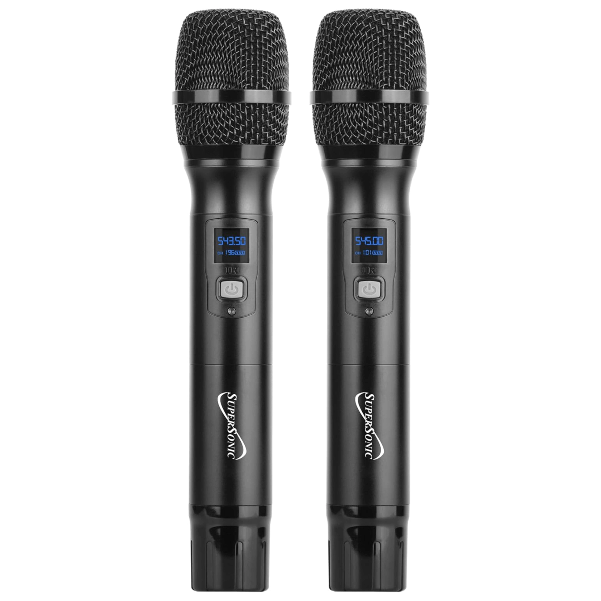 Supersonic UHF Dual Channel Professional Wireless Microphone