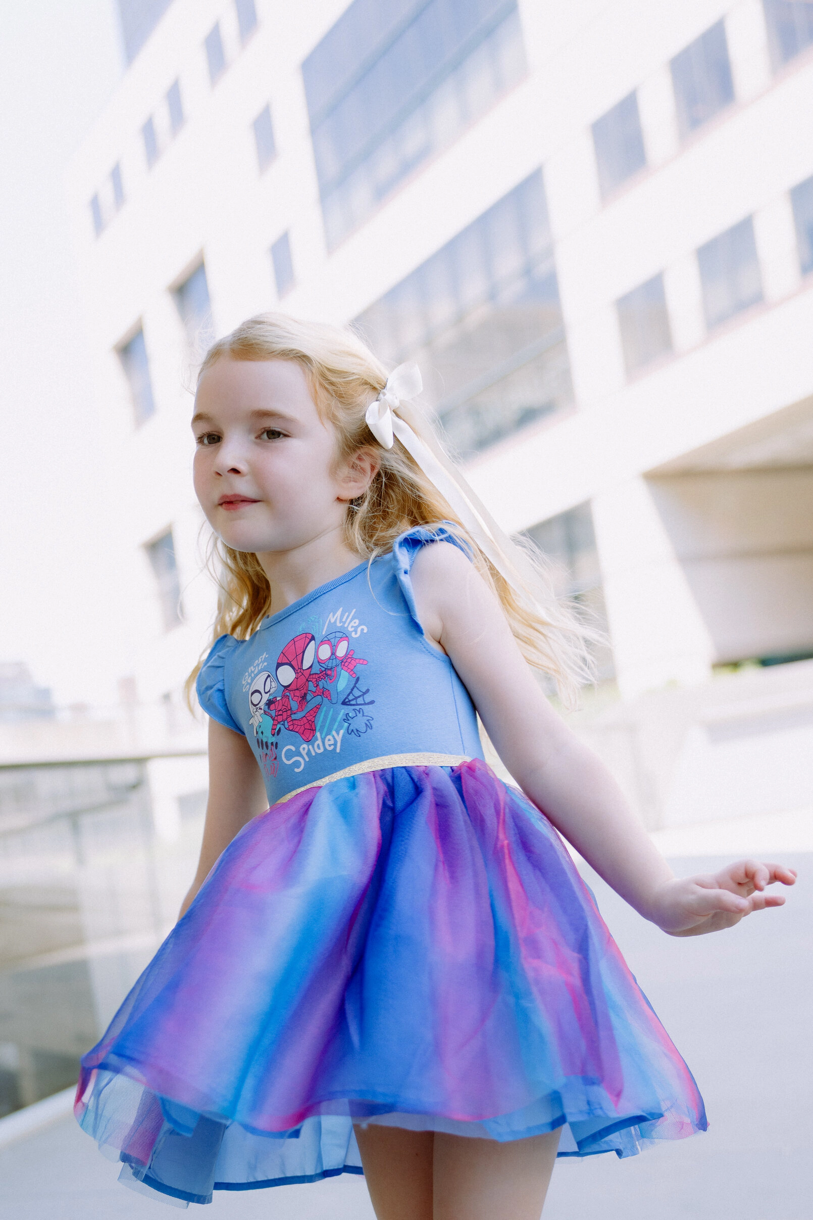Marvel Spider-Man Girls' Sleeveless Tutu Dress