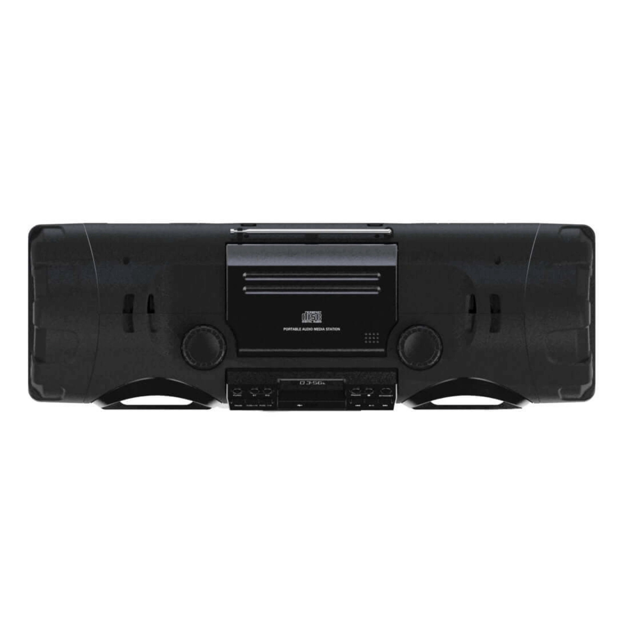 Naxa MP3 & CD Bass Reflex Boombox & PA System with Bluetooth