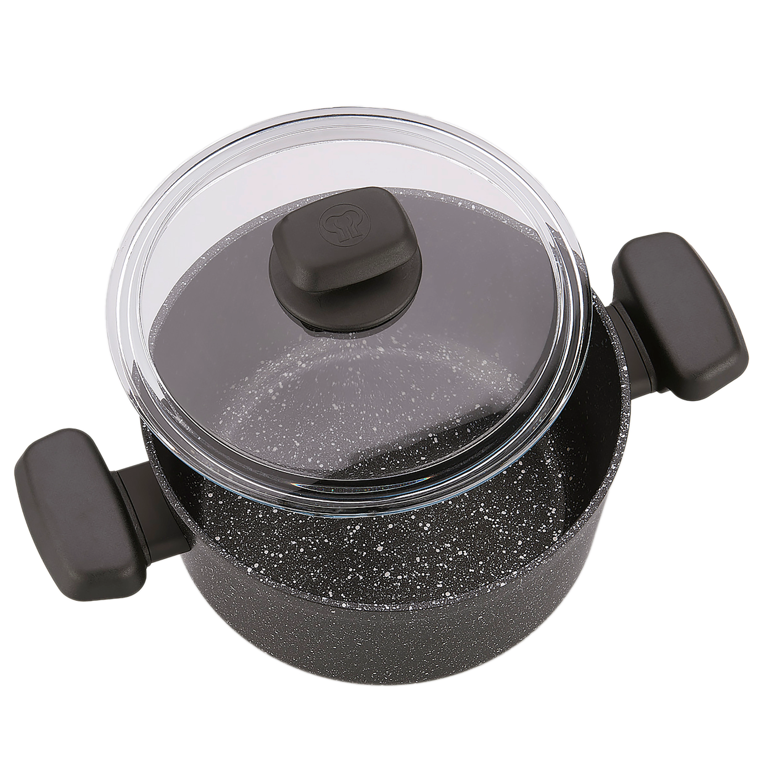 Korkmaz Ornella 2 Piece 4 Liter Aluminum Nonstick Low Casserole Dish with Lid