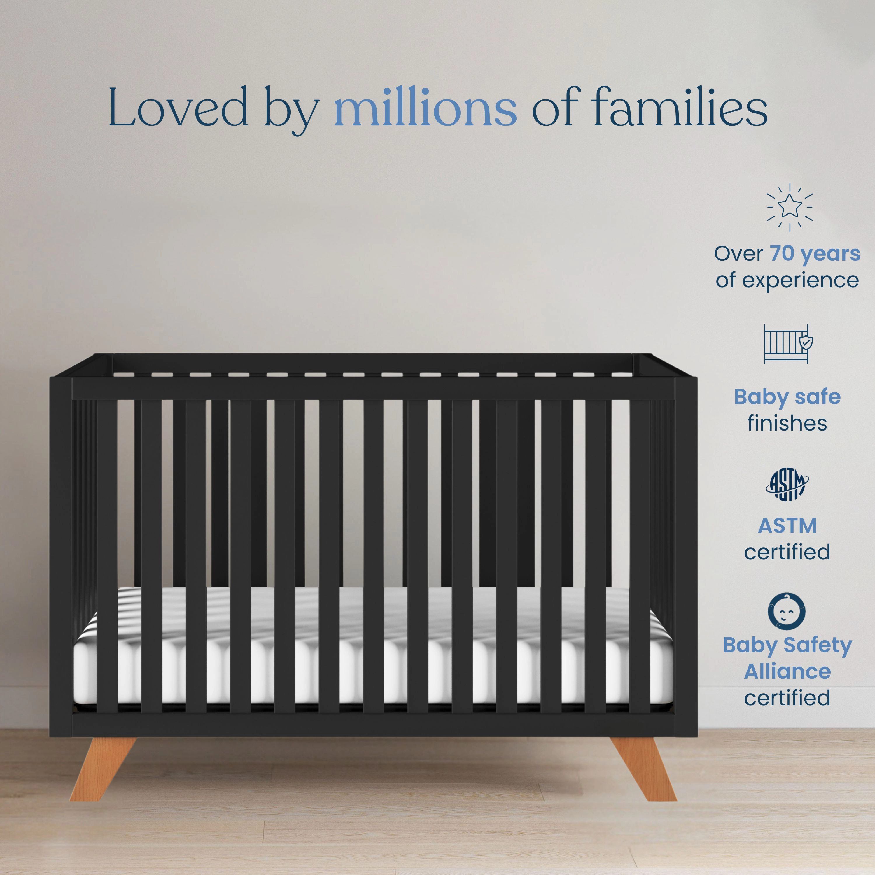 Soho 4-in-1 Convertible Crib