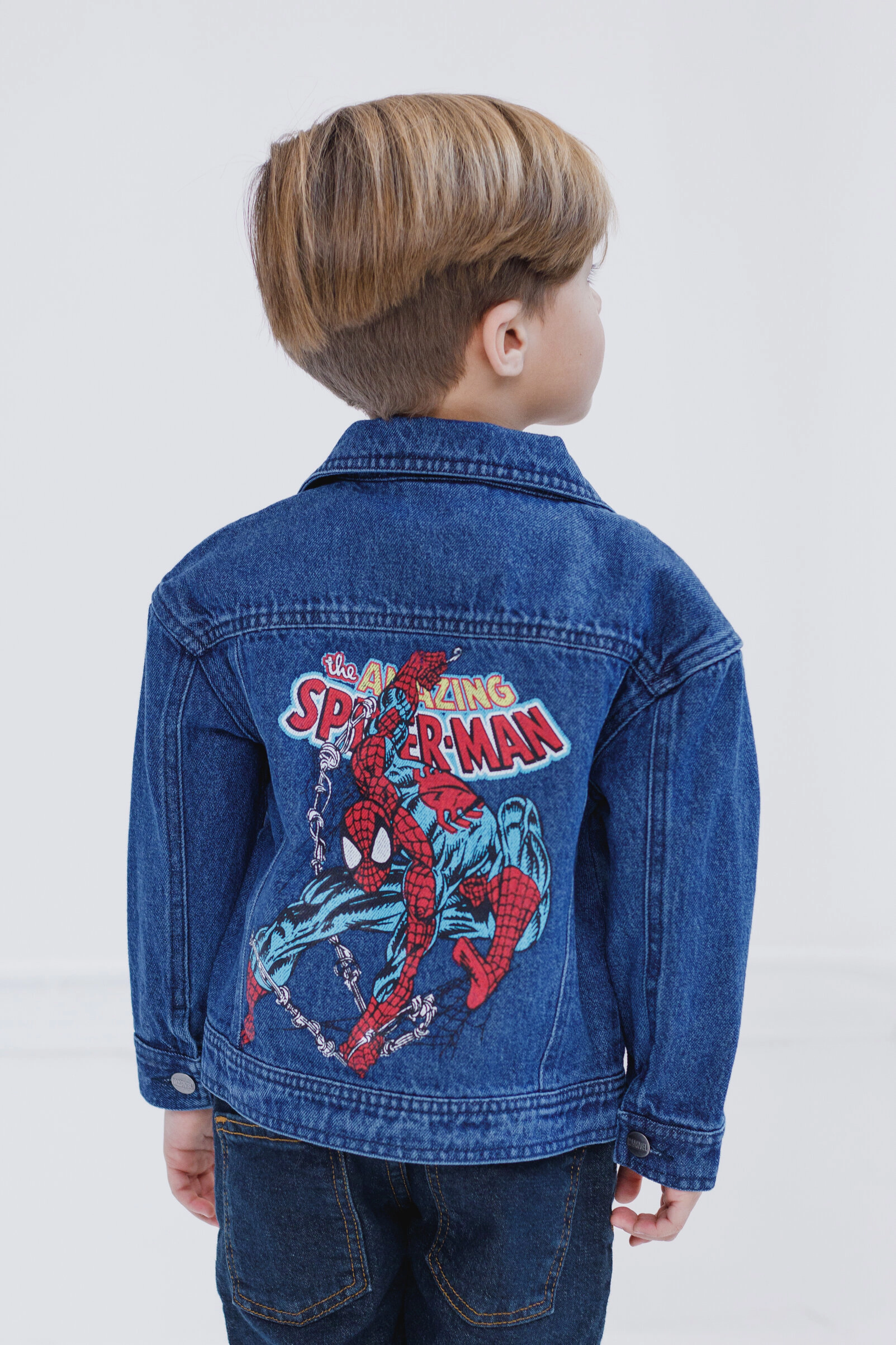 Marvel Spider-Man Boys' Denim Jacket