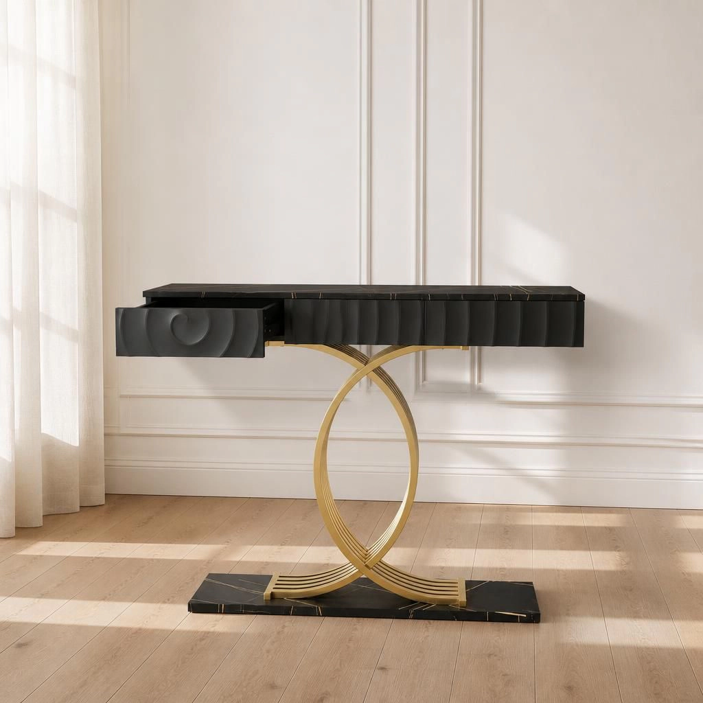 GOODSILO Narrow 47 Inch Long Entryway Console Table