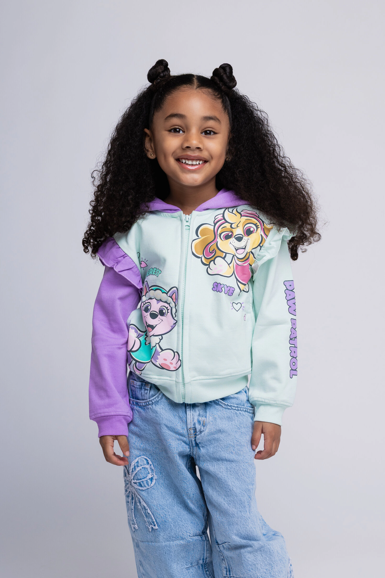 Paw Patrol Girls' Fleece Zip-Up Hoodie