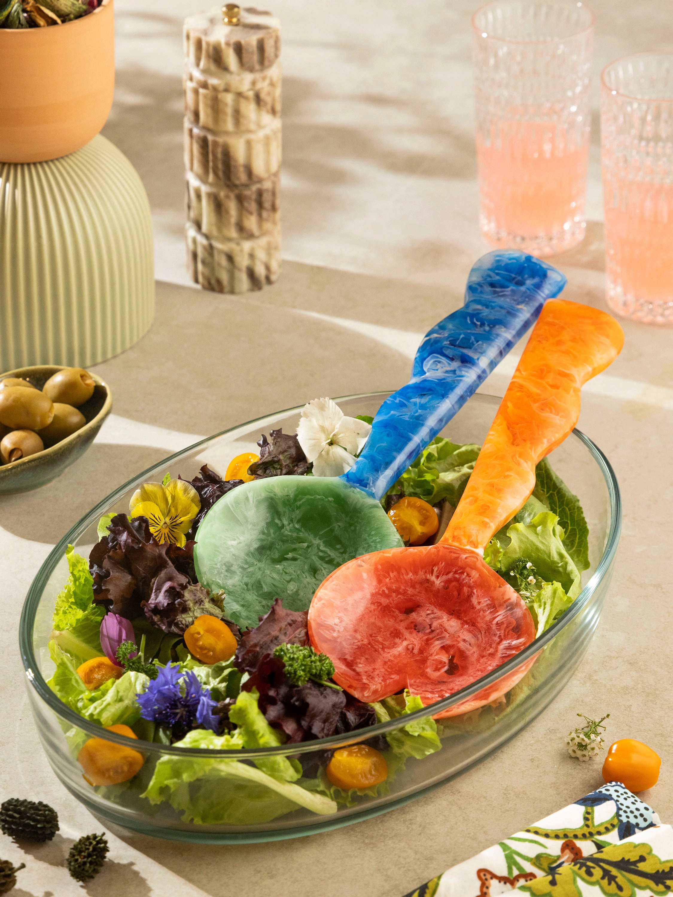 GAURI KOHLI Hawaii Salad Servers