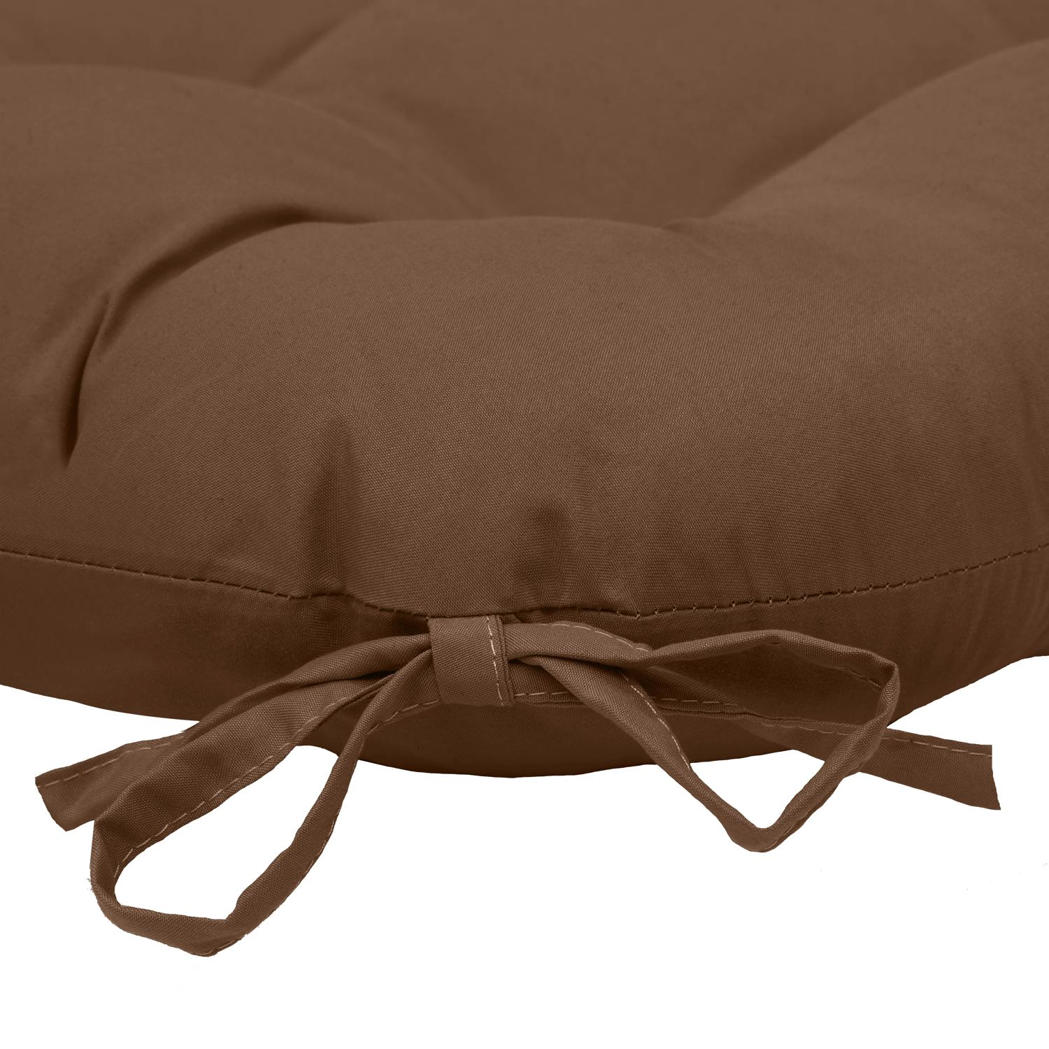 Habitat Tufted Ultra Soft Comfortable Chair Pad Pack of 2 Each 15" X 15