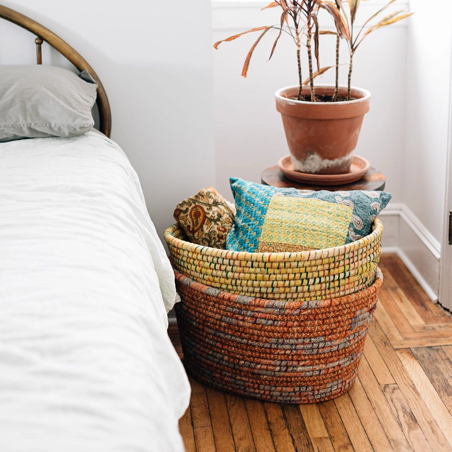 Ten Thousand Villages Bright Day Laundry Basket