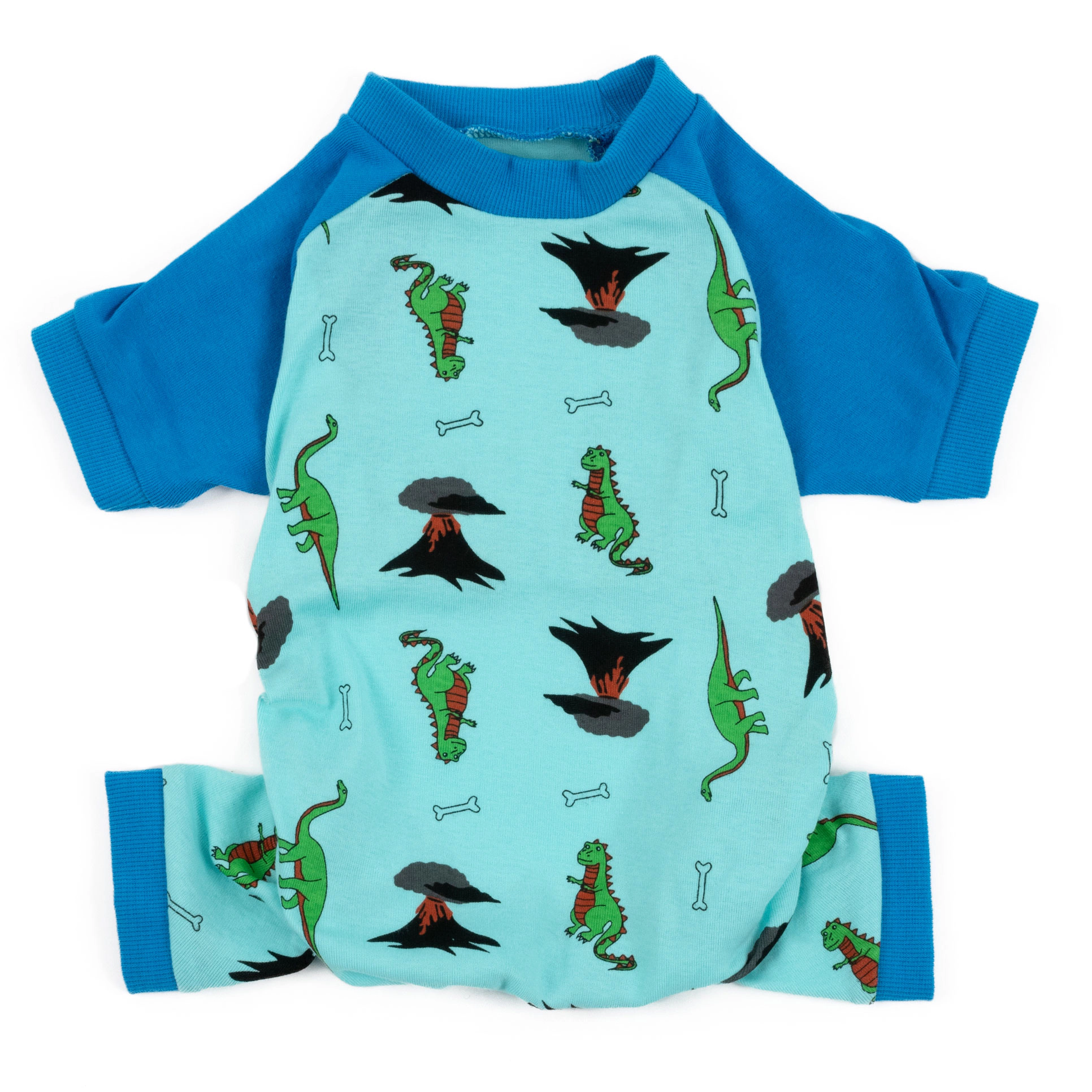 Leveret Dog Cotton Dinosaur Pajamas
