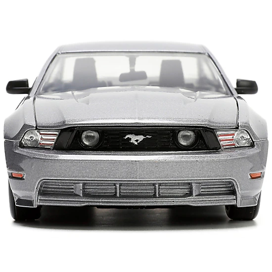 Jada 2010 Ford Mustang Gt Gray Metallic With Flames "Ford Motor Company" "Bigtime Muscle" Series 1/24 Diecast