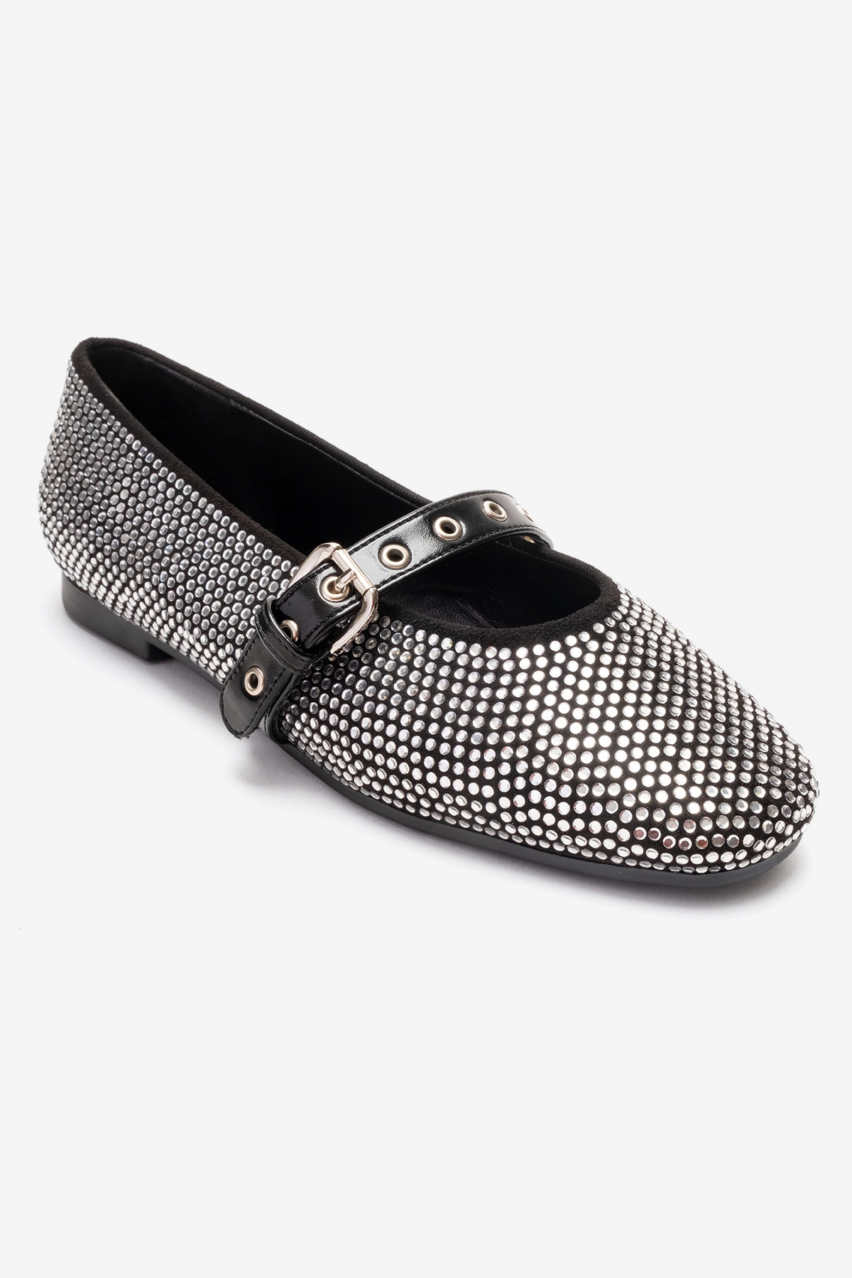 Prologue Shoes Womens Clive Embellished Ballet Flat