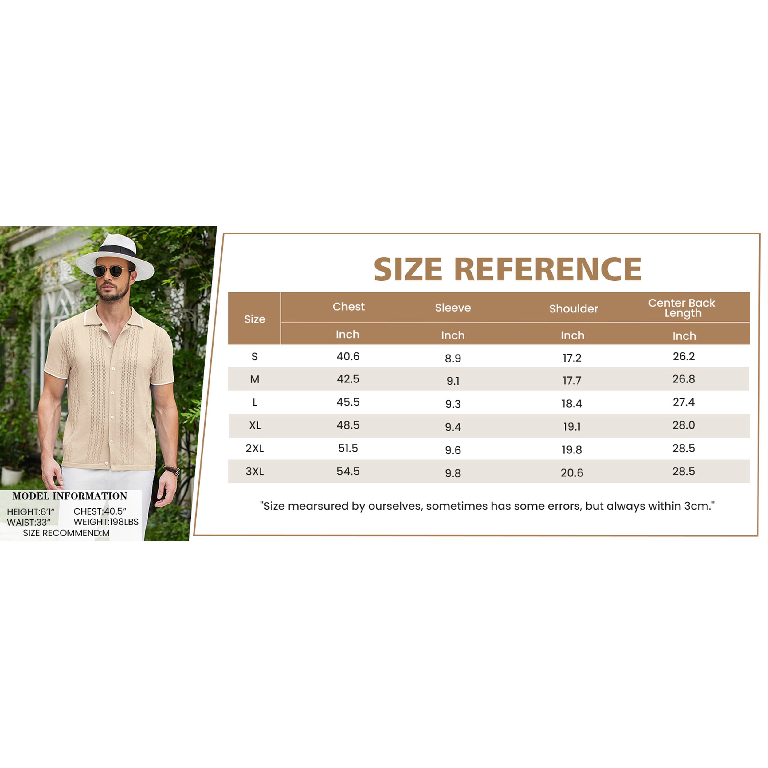 COOFANDY Men's Regular Fit Textured Knit Short Sleeve Camp Shirt