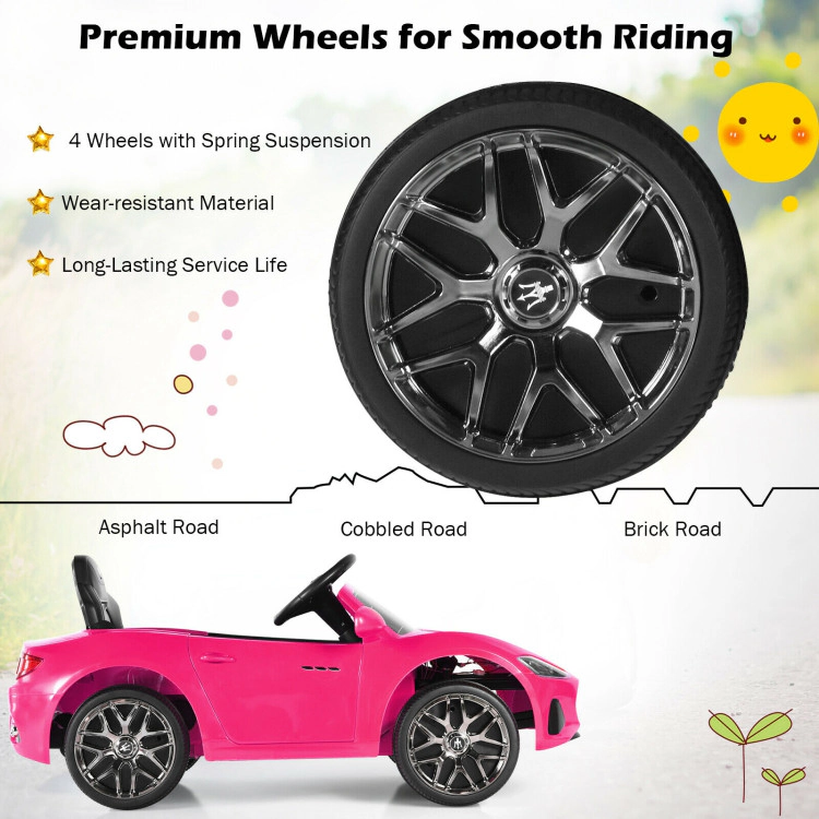 Hivvago 12V Kids Ride-On Car with Remote Control and Lights