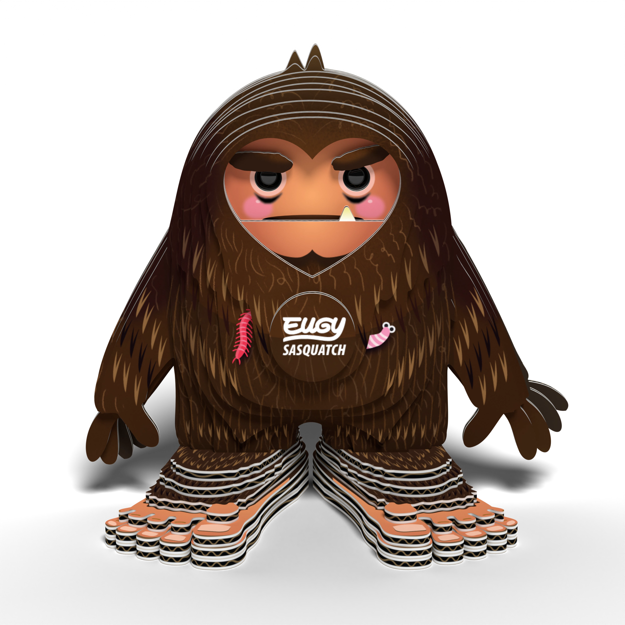 EUGY Sasquatch 3D Puzzle - contains 31 puzzle pieces