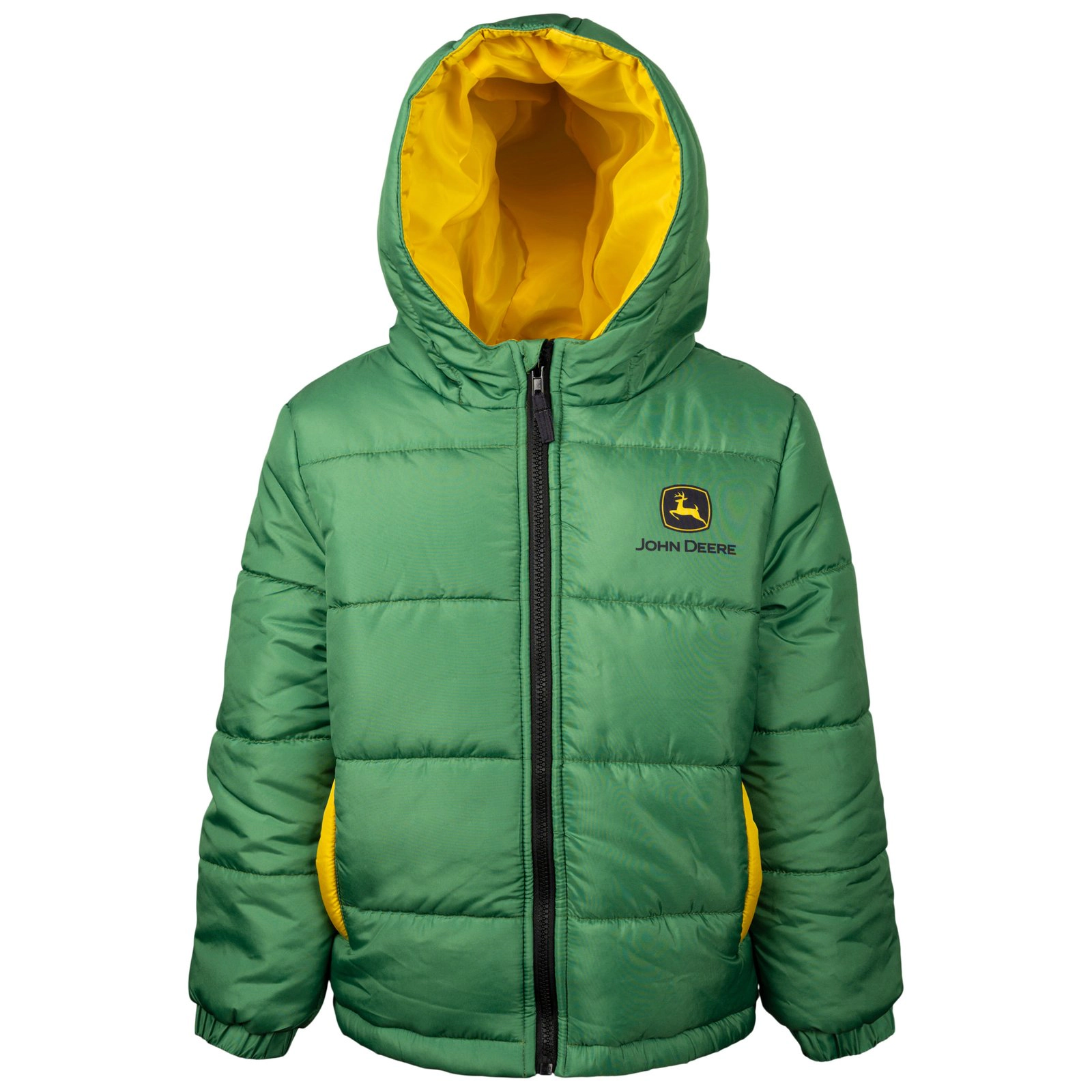 John Deere Matching Family Quilted Hooded Puffer Jacket