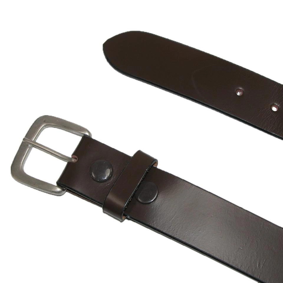 CTM Men's Leather Removable Buckle Belts (Pack of 2)