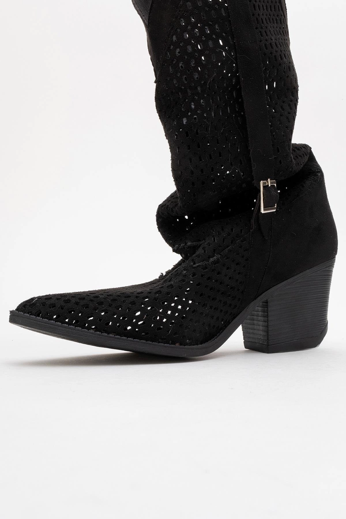 Prologue Shoes Womens Larry Western Cut-Out Summer Boots