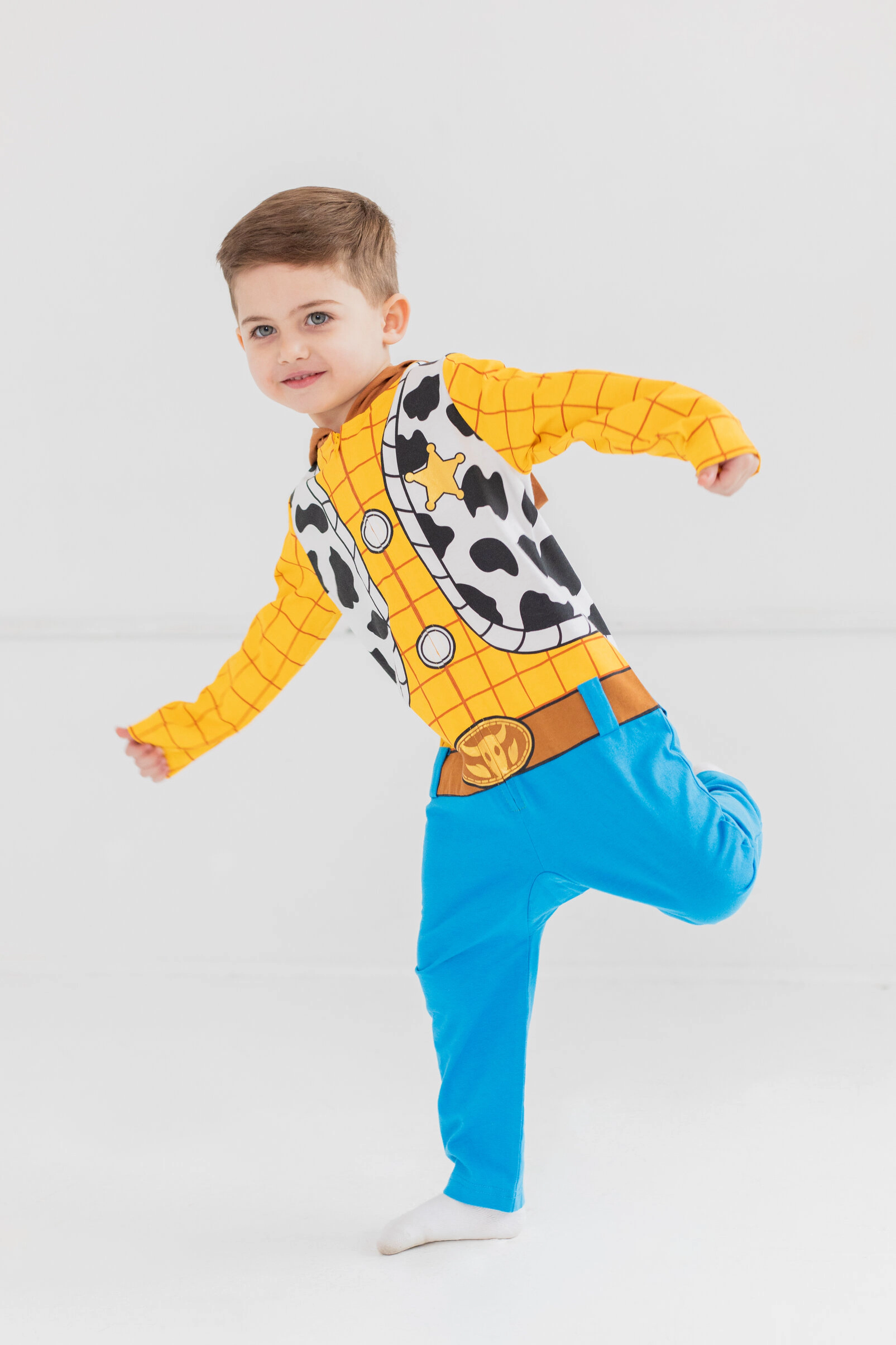 Disney Toy Story Woody Cosplay Hooded Coverall