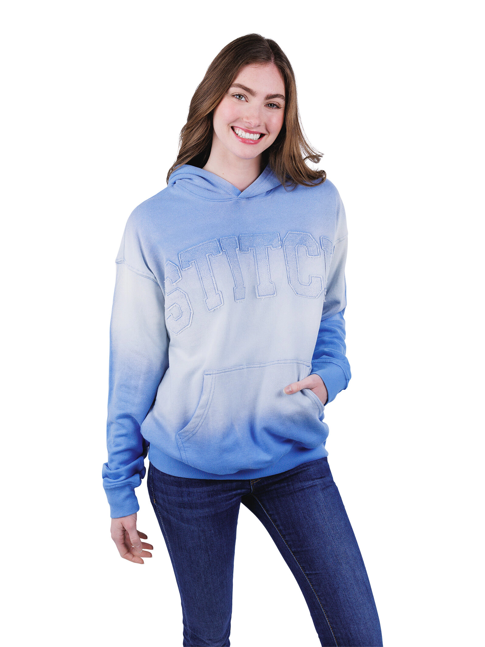 Disney Lilo & Stitch Adult Men or Women French Terry Drop Shoulder Pullover Hoodie