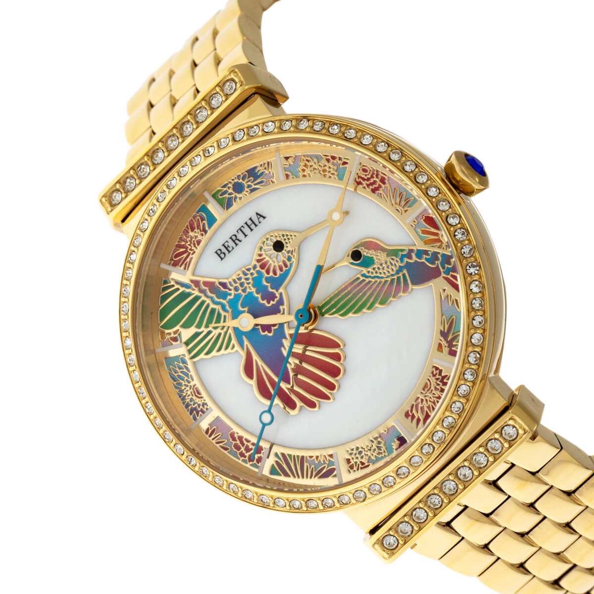 Bertha Emily Mother-Of-Pearl Bracelet Watch