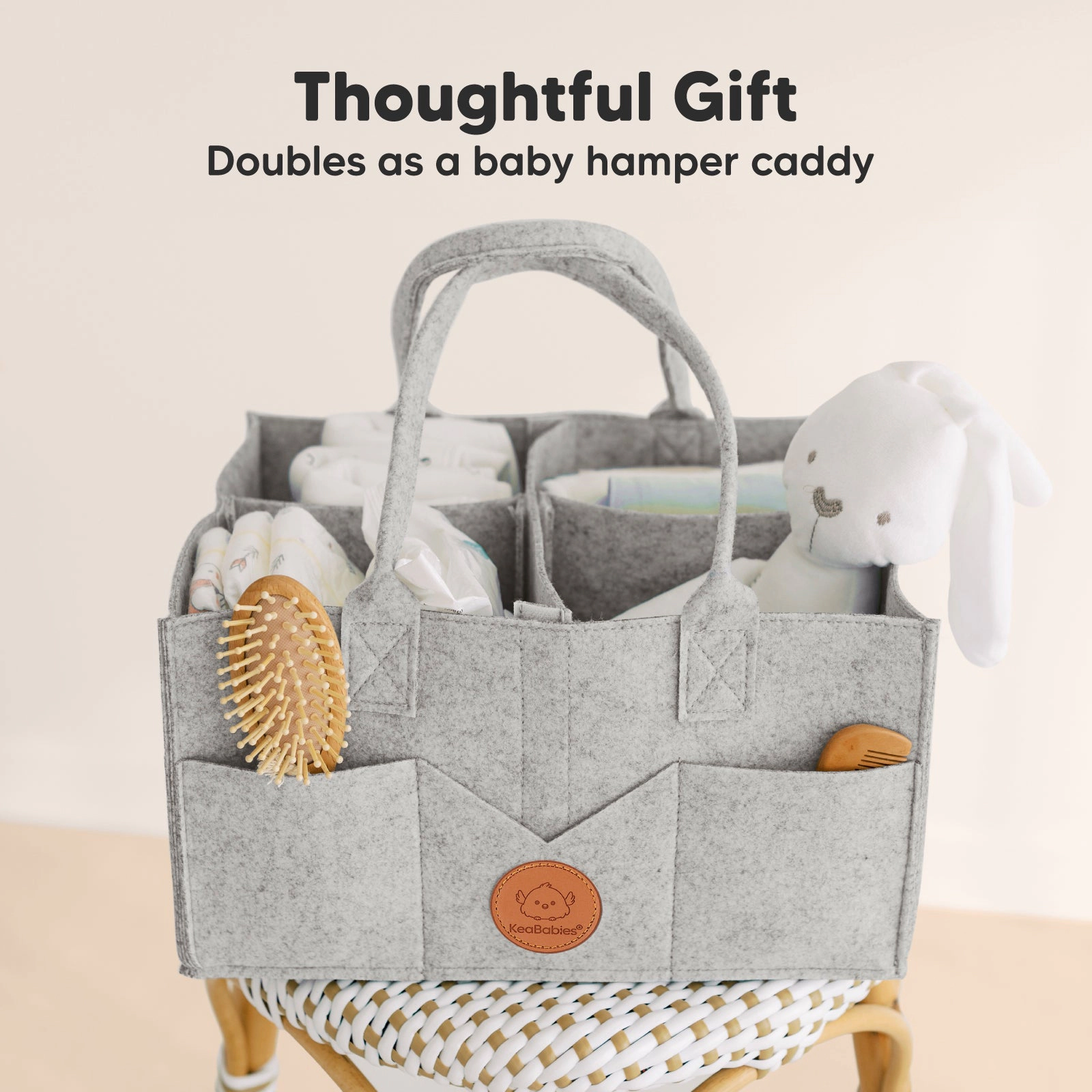 KeaBabies Original 2.0 Diaper Caddy