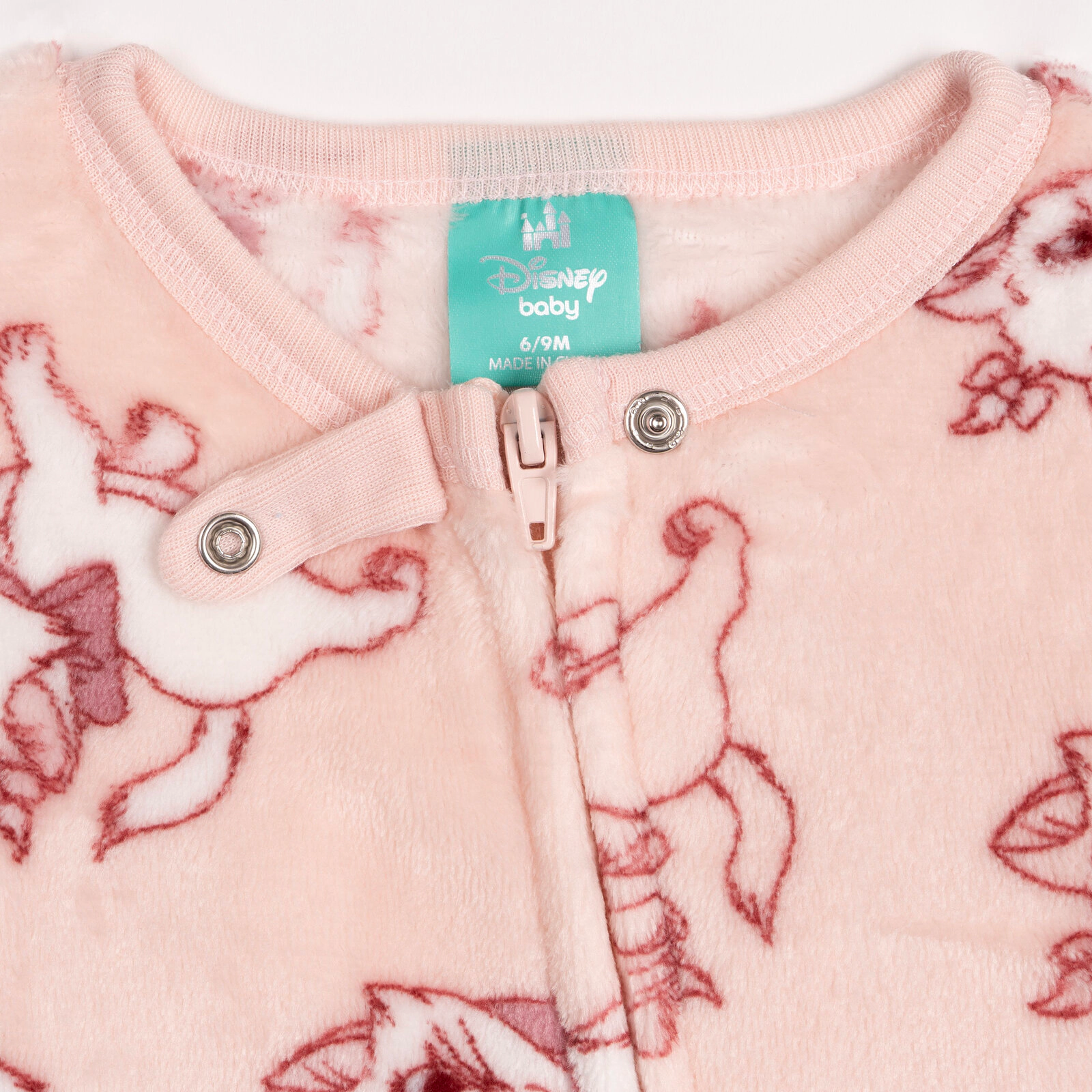 Disney Baby Girls' Fleece Footed Sleep N Play