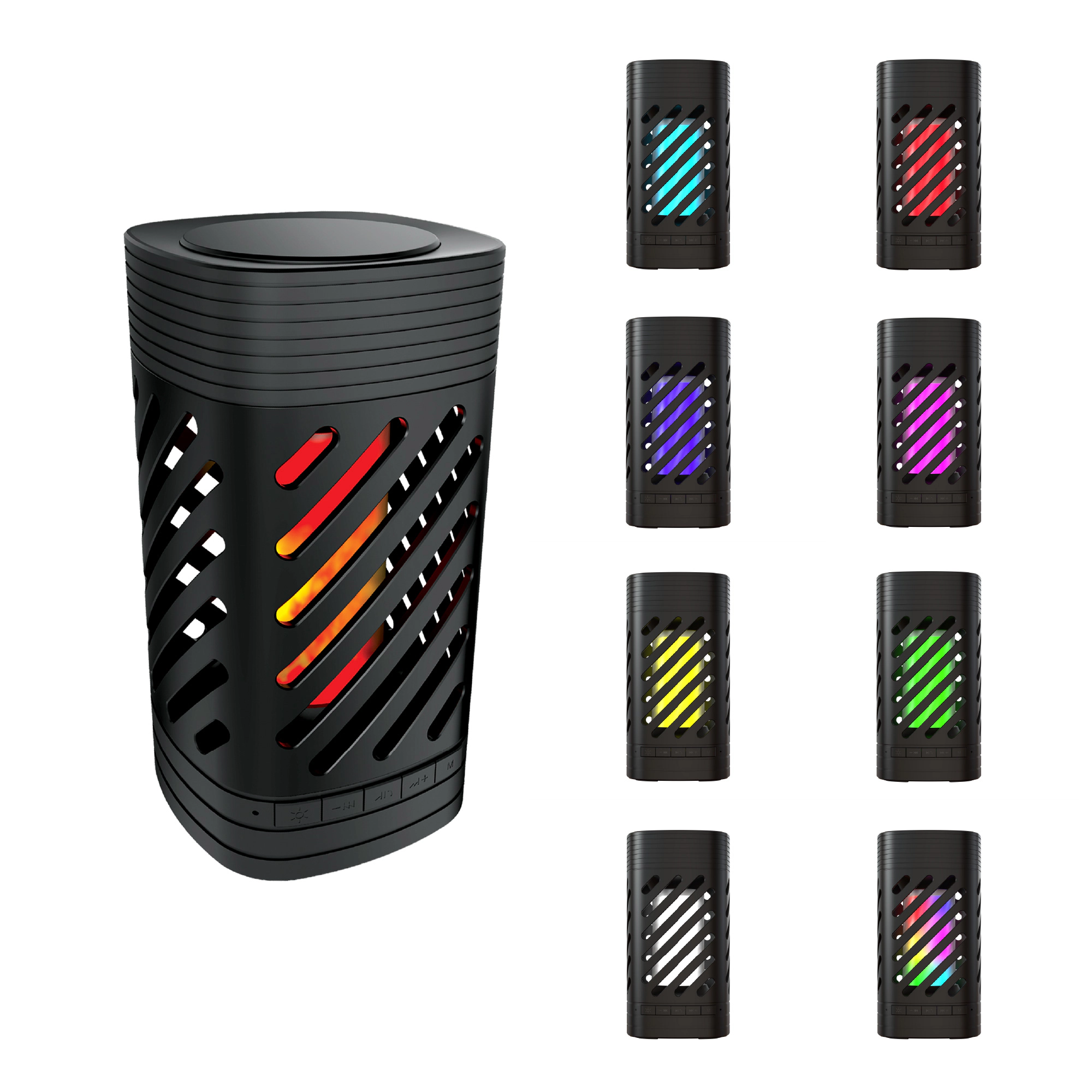 Pursonic Unisex Portable Ambient Flame Lantern Speaker 2-in-1 Ambient Flame Lantern Speaker