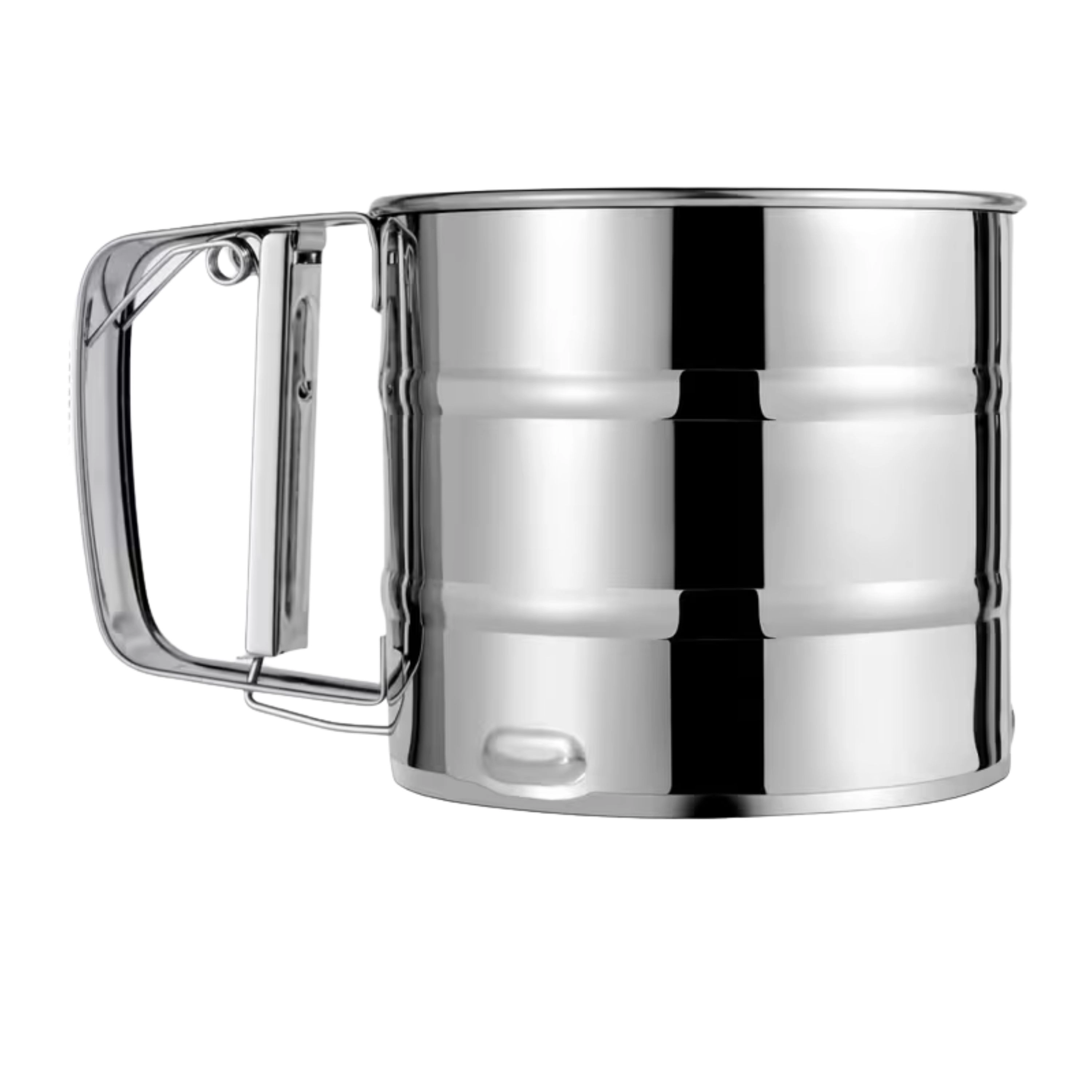 Kitcheniva Stainless Steel Hand-Crank Manual Sifter