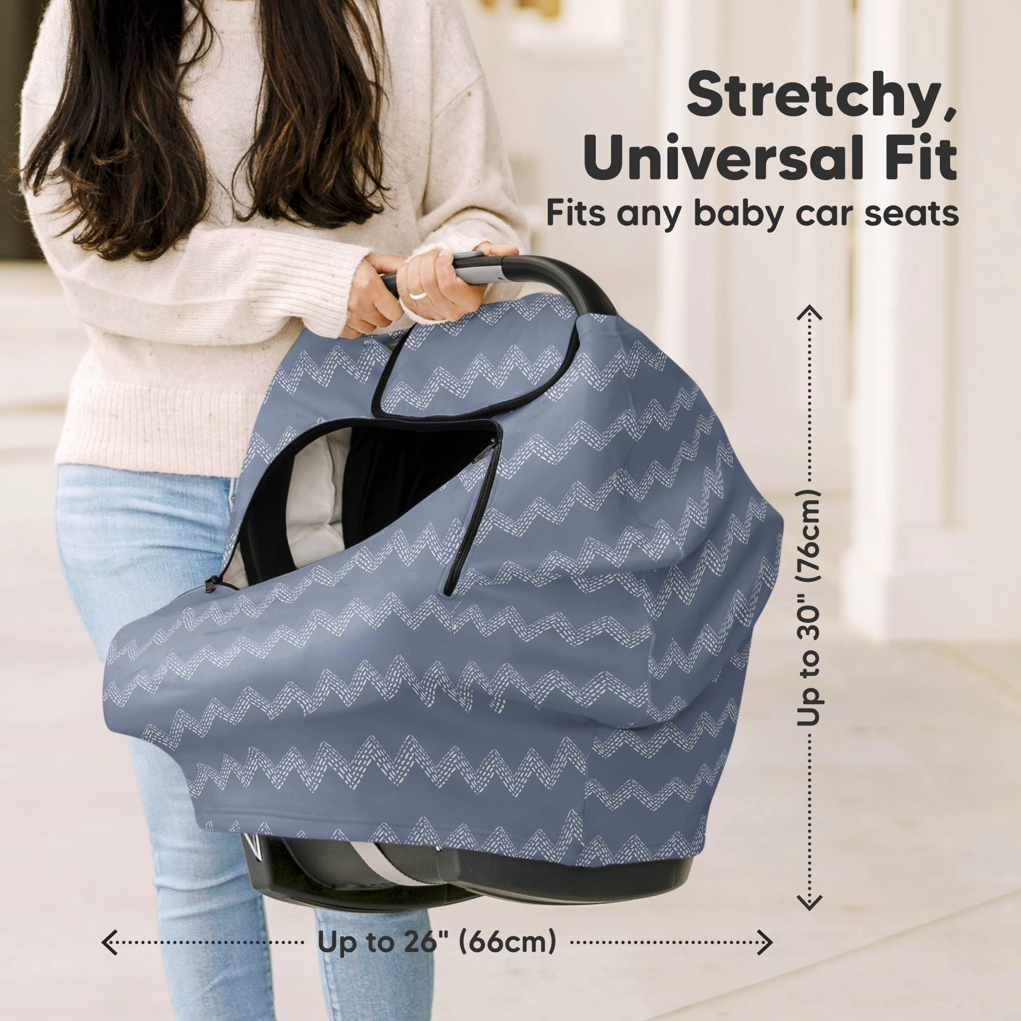 KeaBabies Warmzy Baby Car Seat Cover